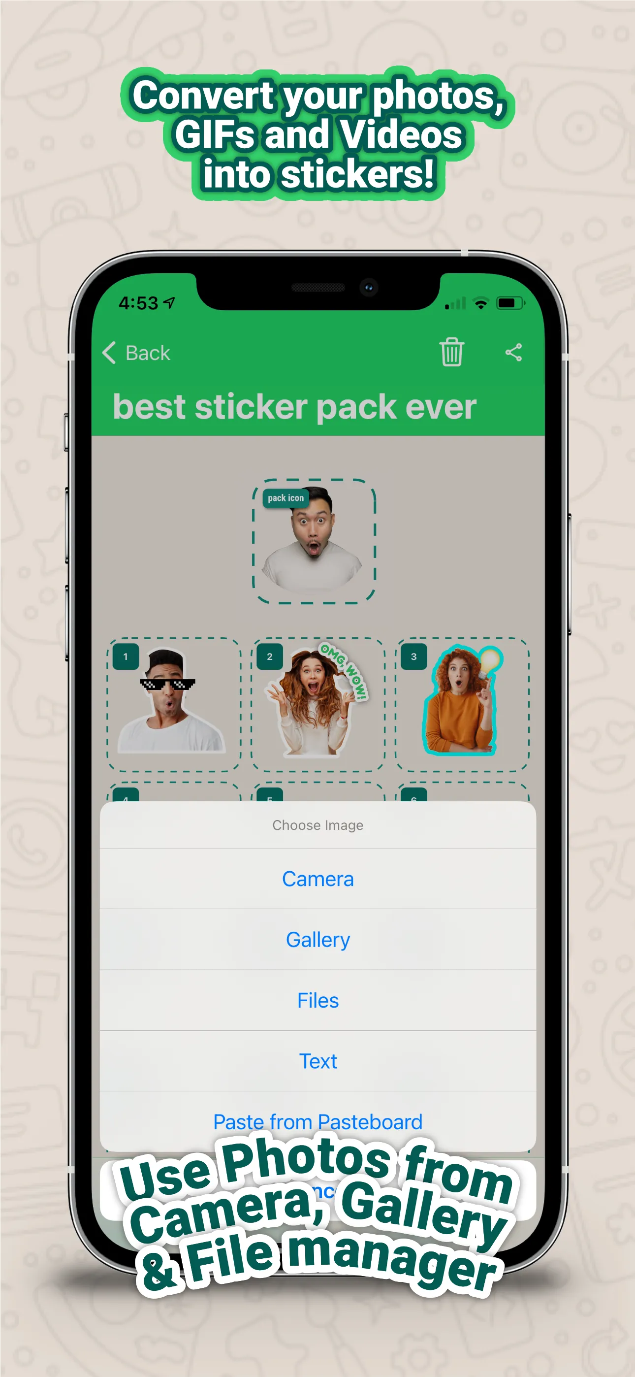 Sticker Maker Studio iphone screenshot 5