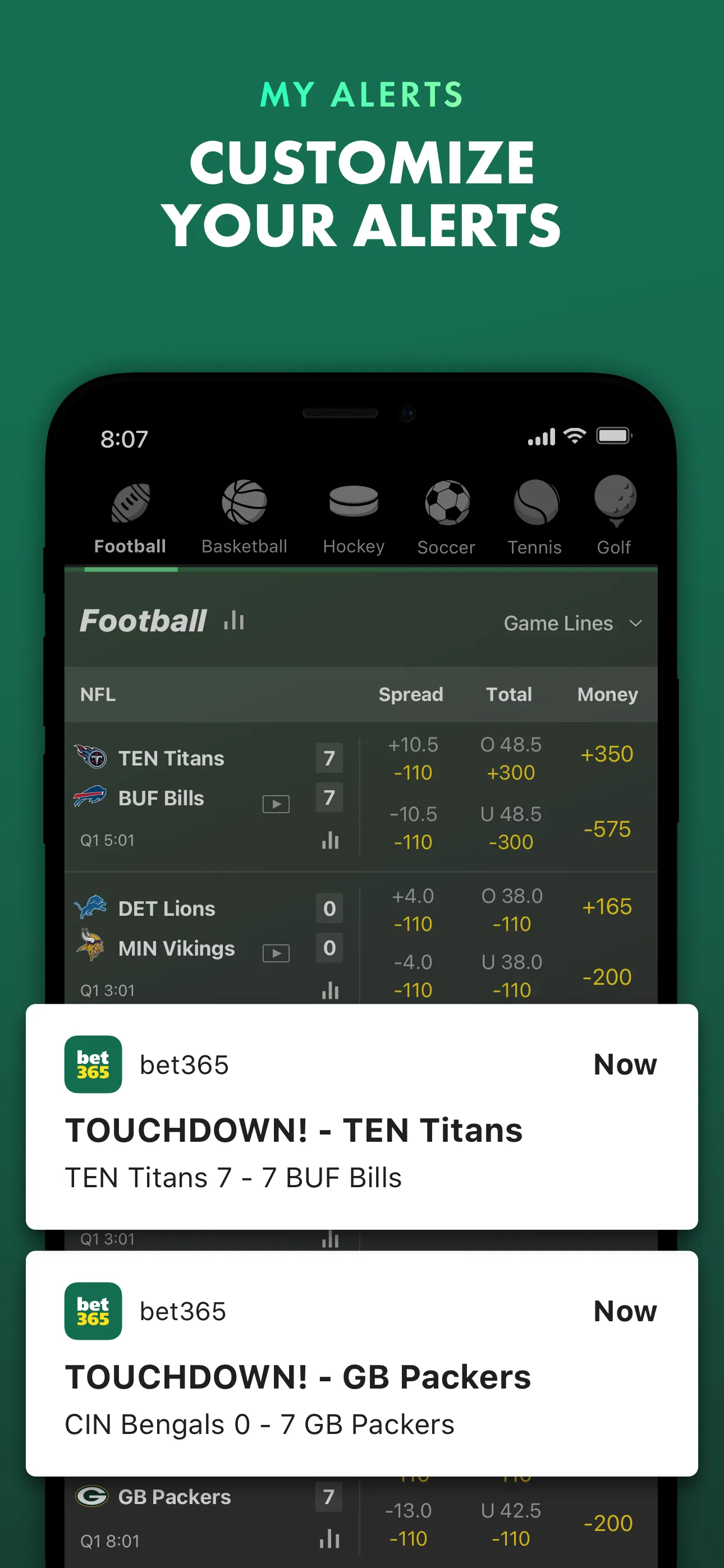 bet365 - Sportsbook & Casino iphone screenshot 8
