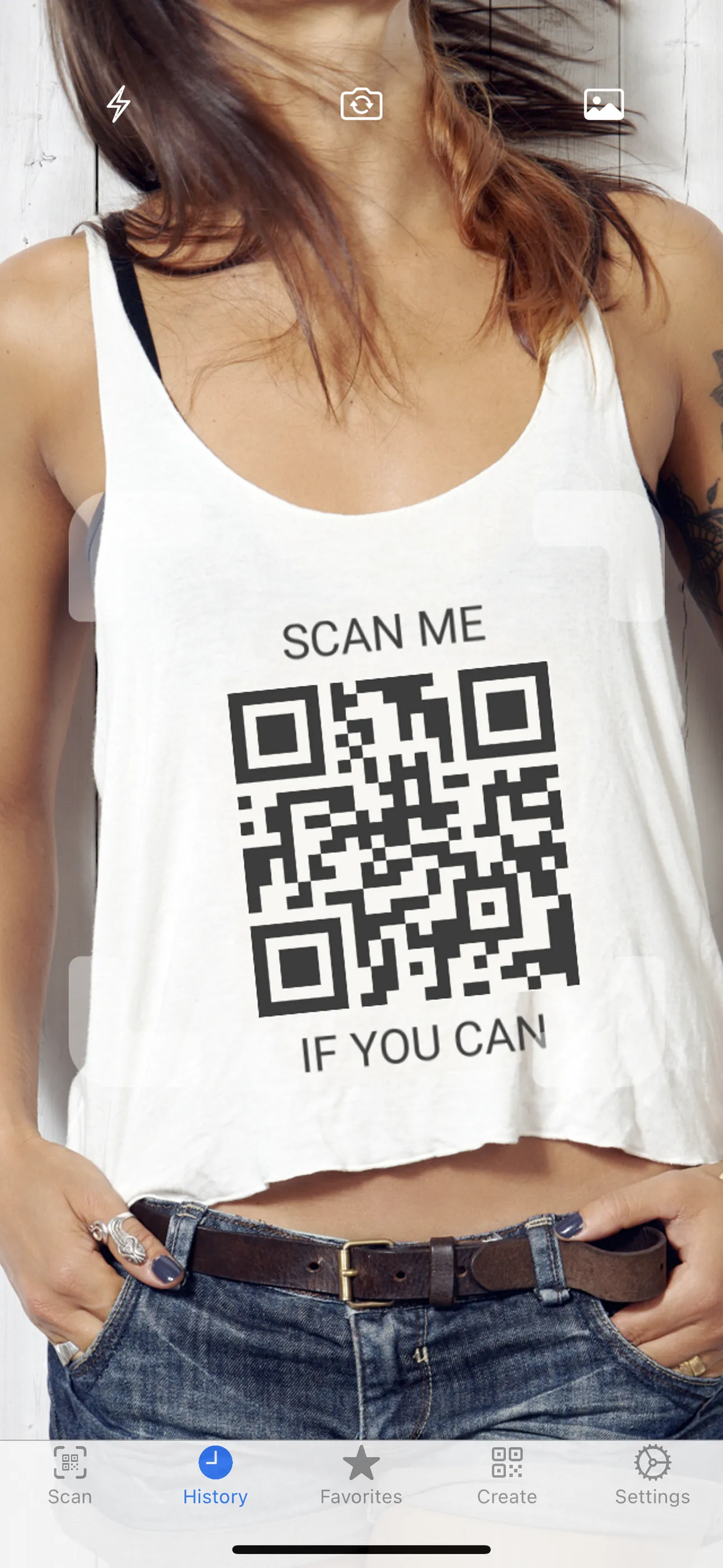 QR Code Reader + QR Scanner iphone screenshot 1