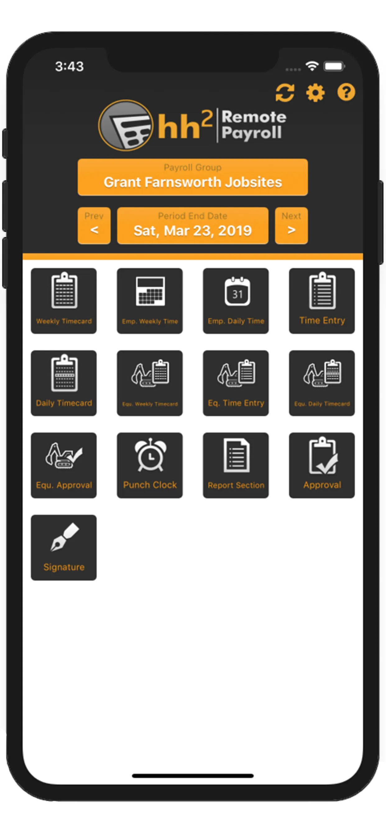 hh2 Remote Payroll iphone screenshot 1