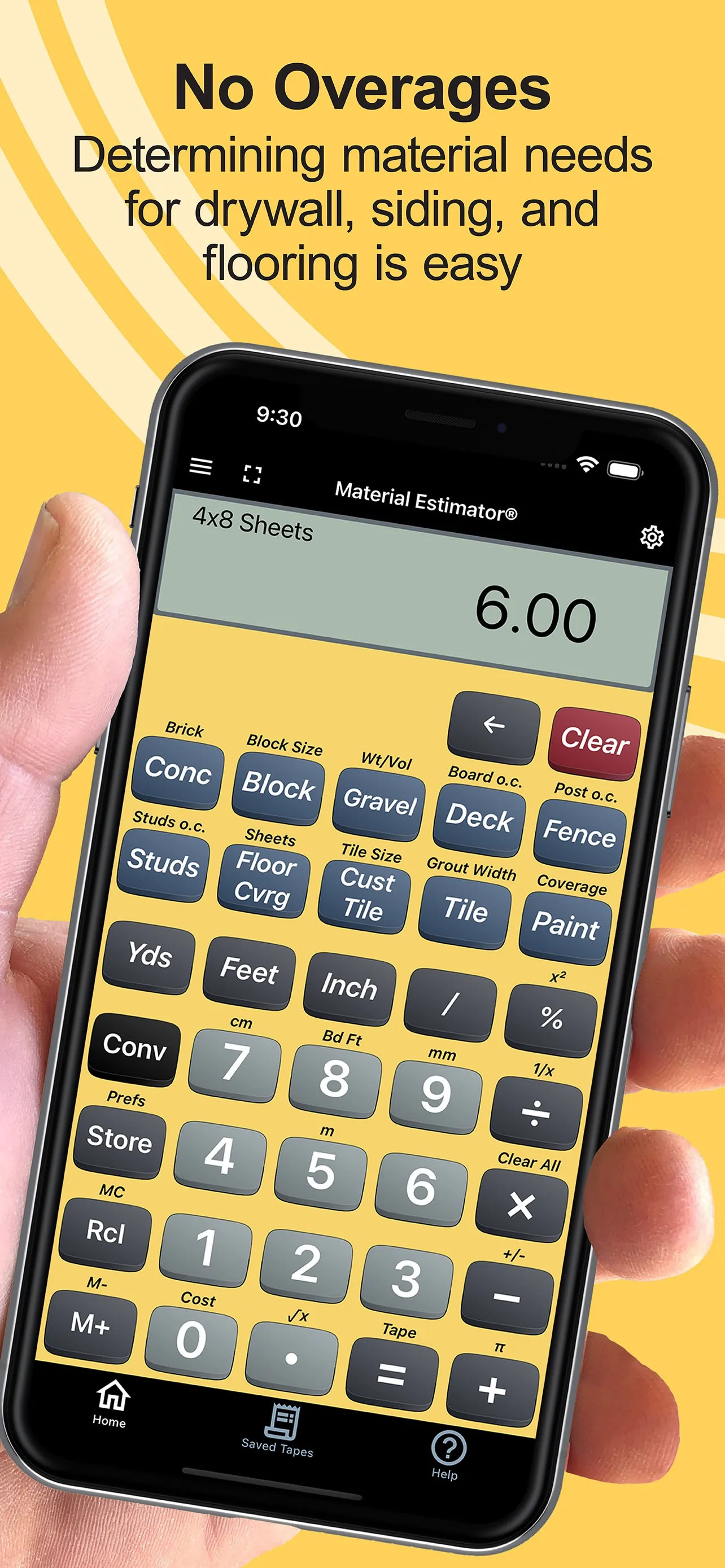 Material Estimator Calculator iphone screenshot 6