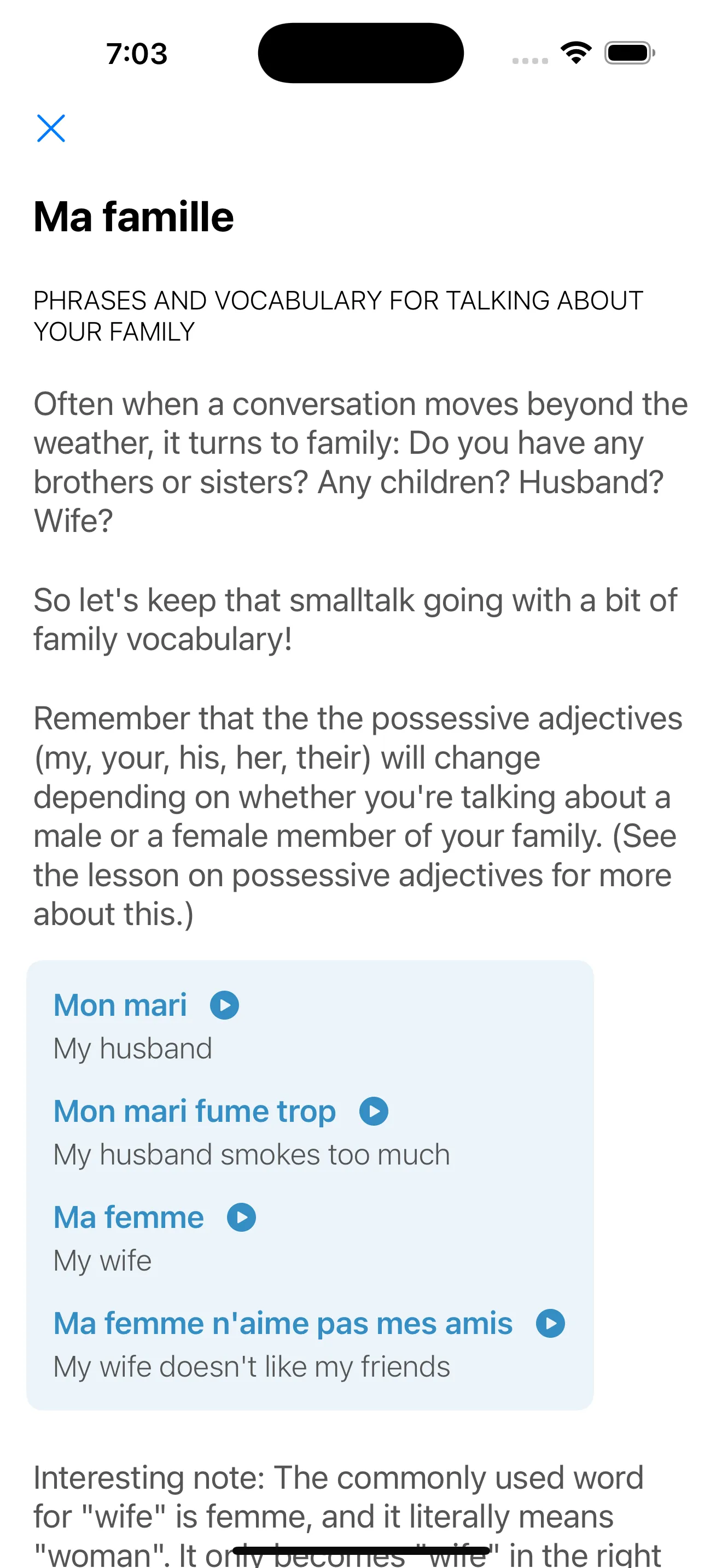 French Learning for Beginners iphone screenshot 7