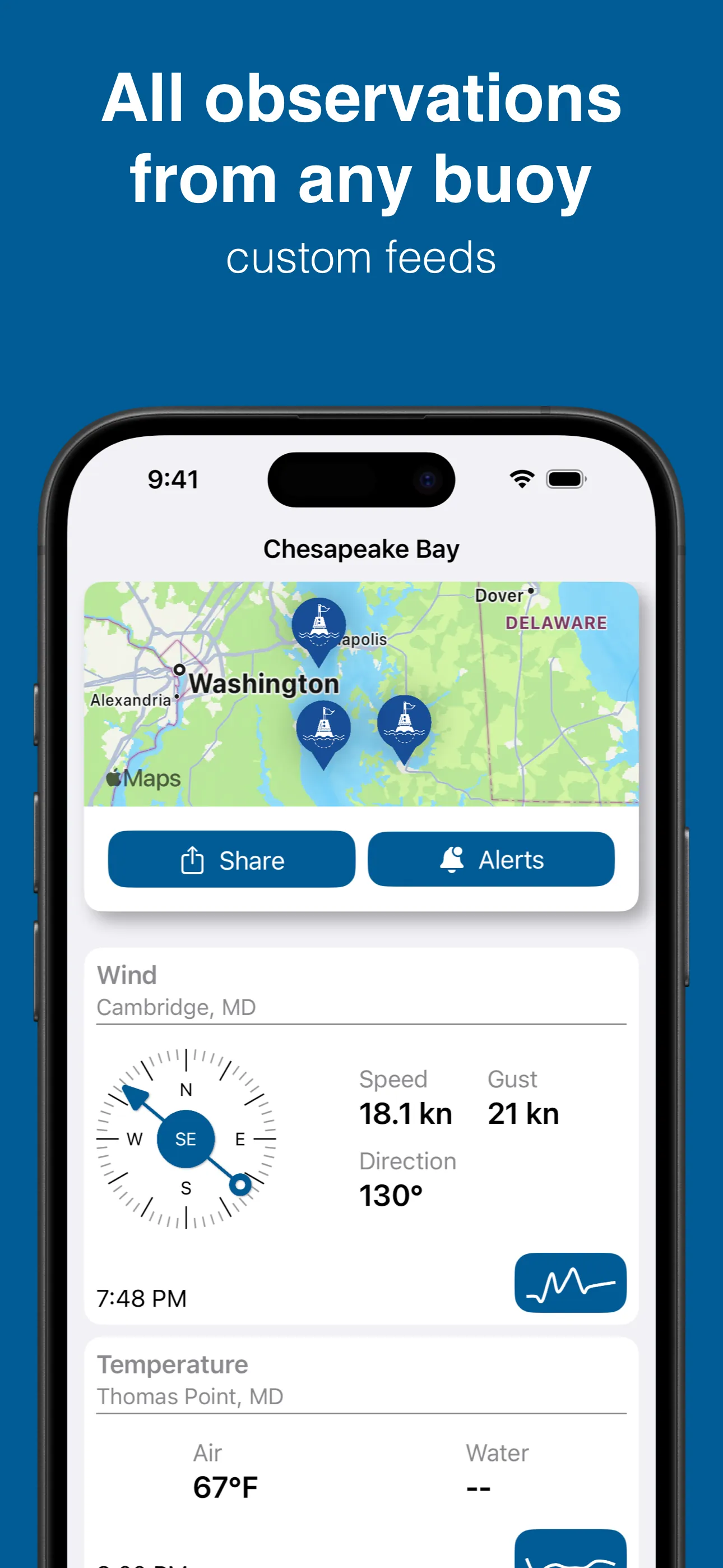 Buoycast: NOAA Marine Weather iphone screenshot 7