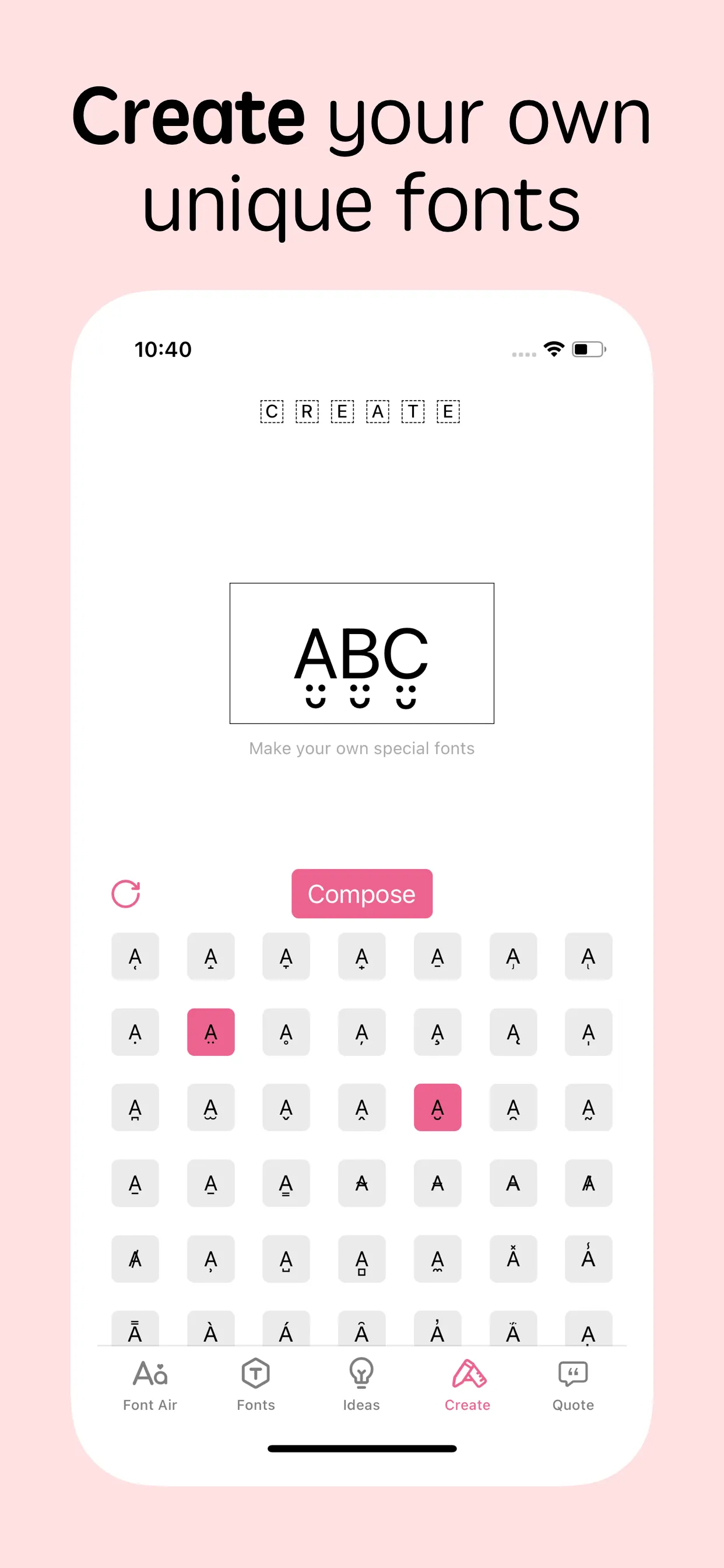 Fonts for iPhones iphone screenshot 5