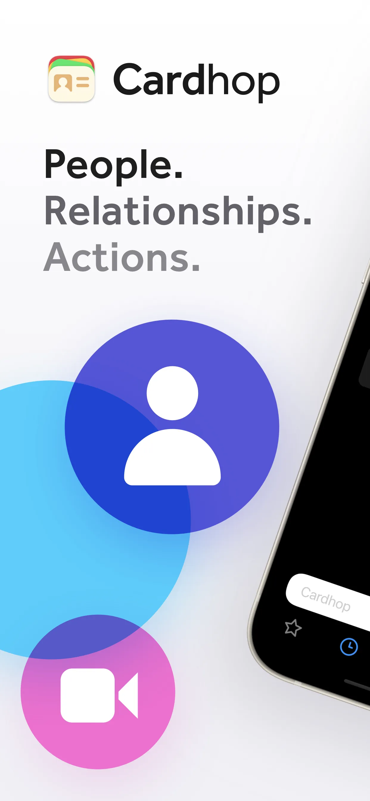 Cardhop Contacts iphone screenshot 2