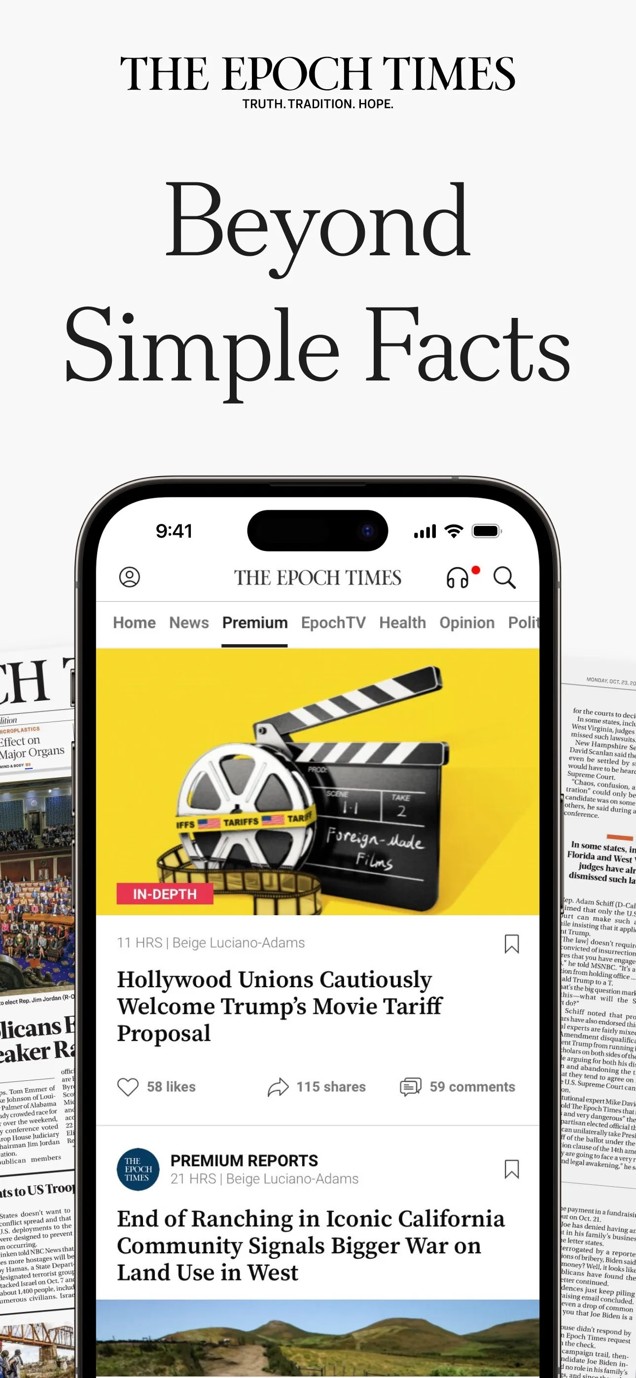Epoch Times: Live & Breaking iphone screenshot 1
