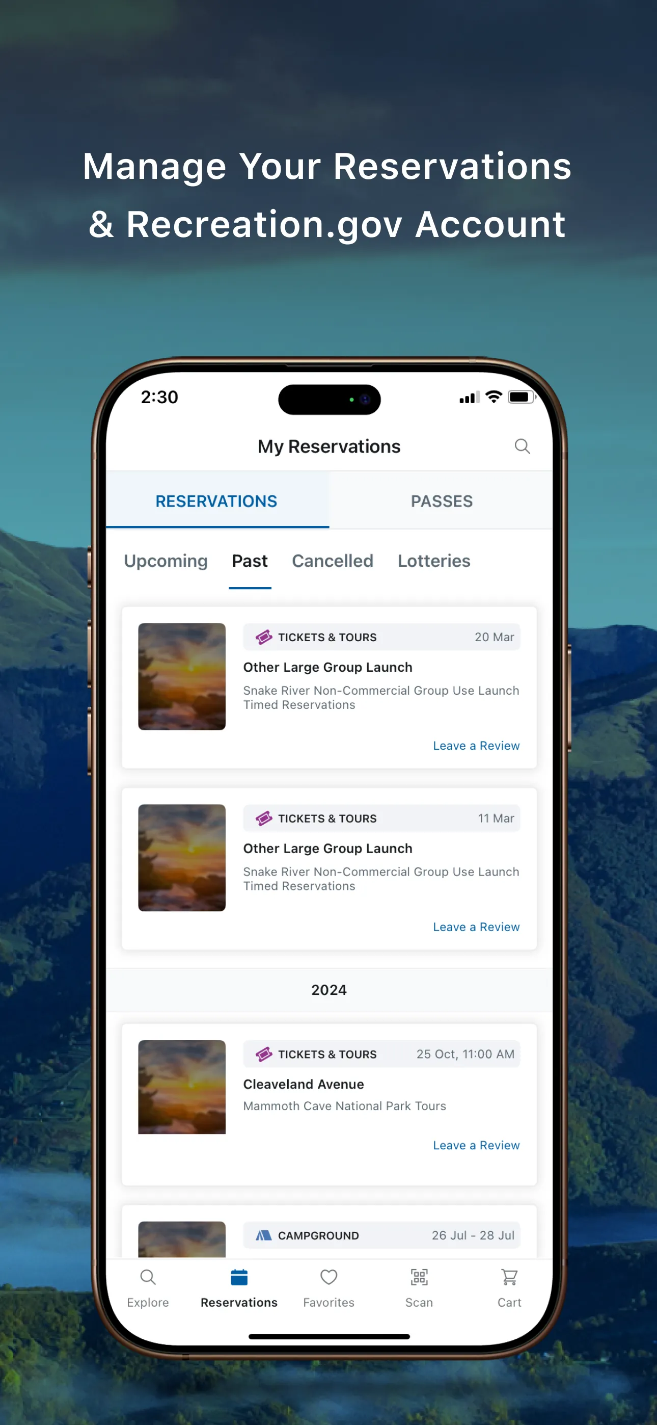 Recreation.gov iphone screenshot 6