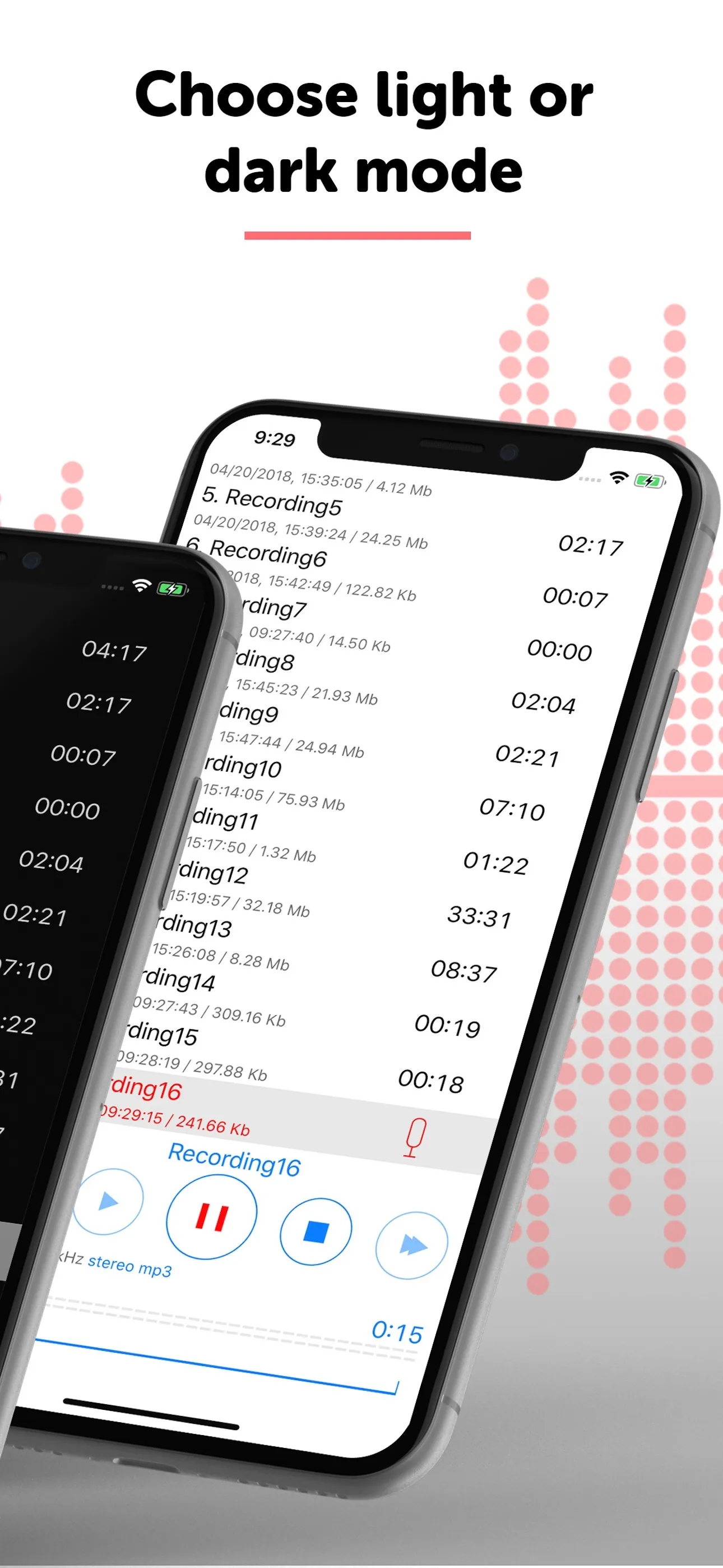 Alon Dictaphone-Voice Recorder iphone screenshot 2