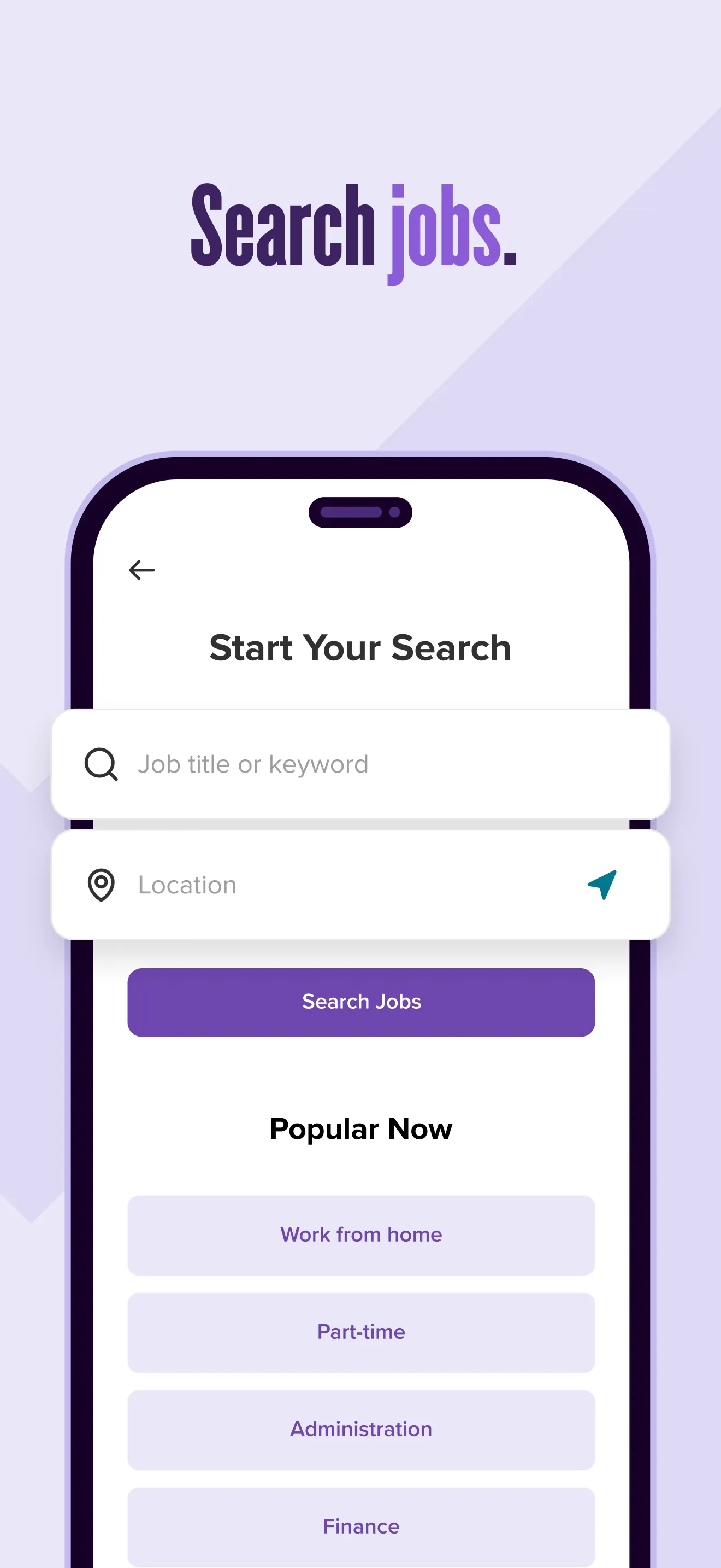 Monster Job Search iphone screenshot 1