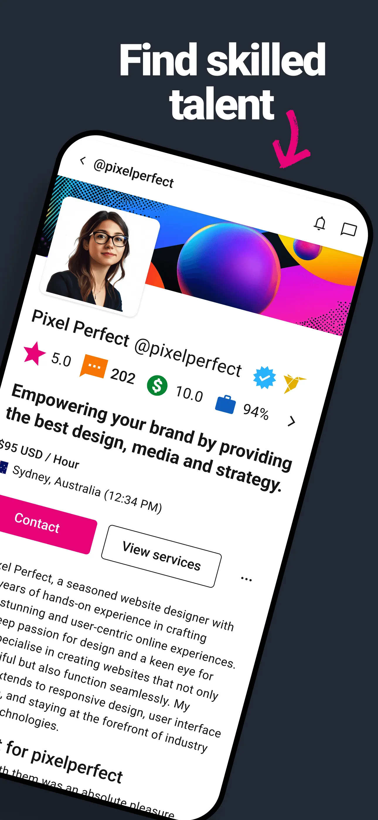 Freelancer - Hire & Find Jobs iphone screenshot 5