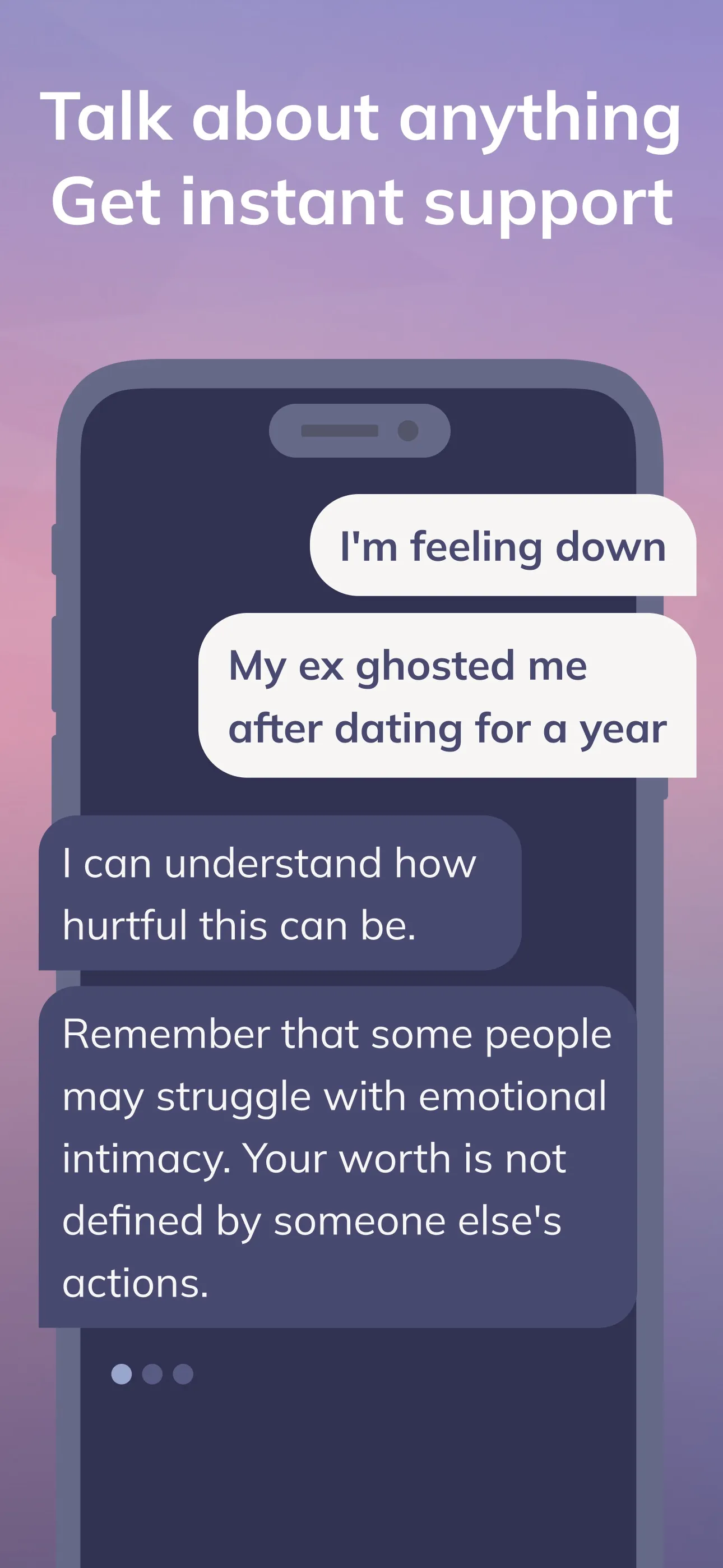 Youper: AI Mental Health iphone screenshot 2