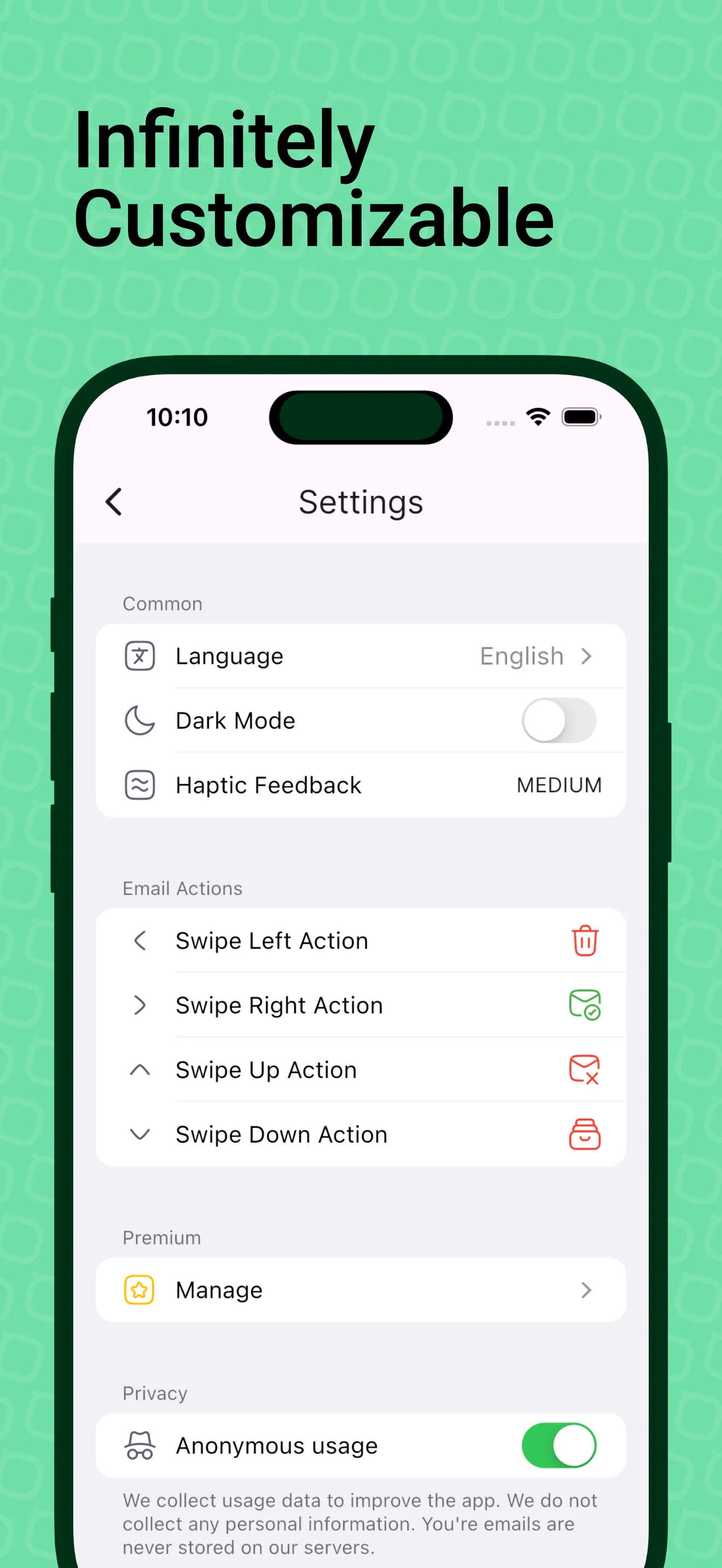 InboxSwipe: Reach Inbox Zero iphone screenshot 5