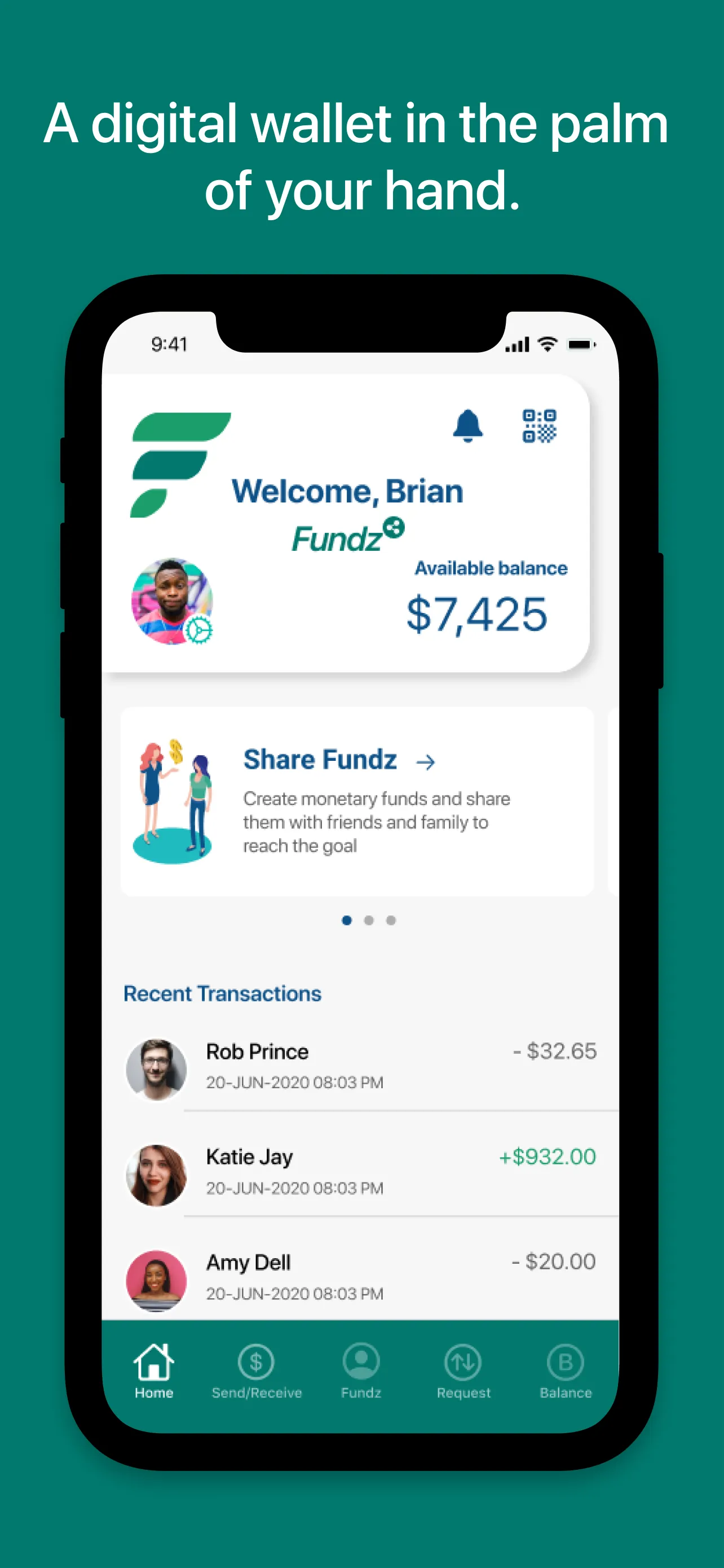 Fundz iphone screenshot 1