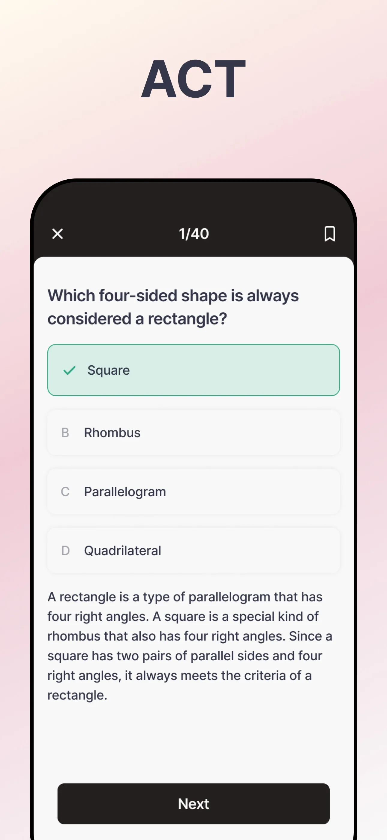 ACT Test Prep 2025. iphone screenshot 2