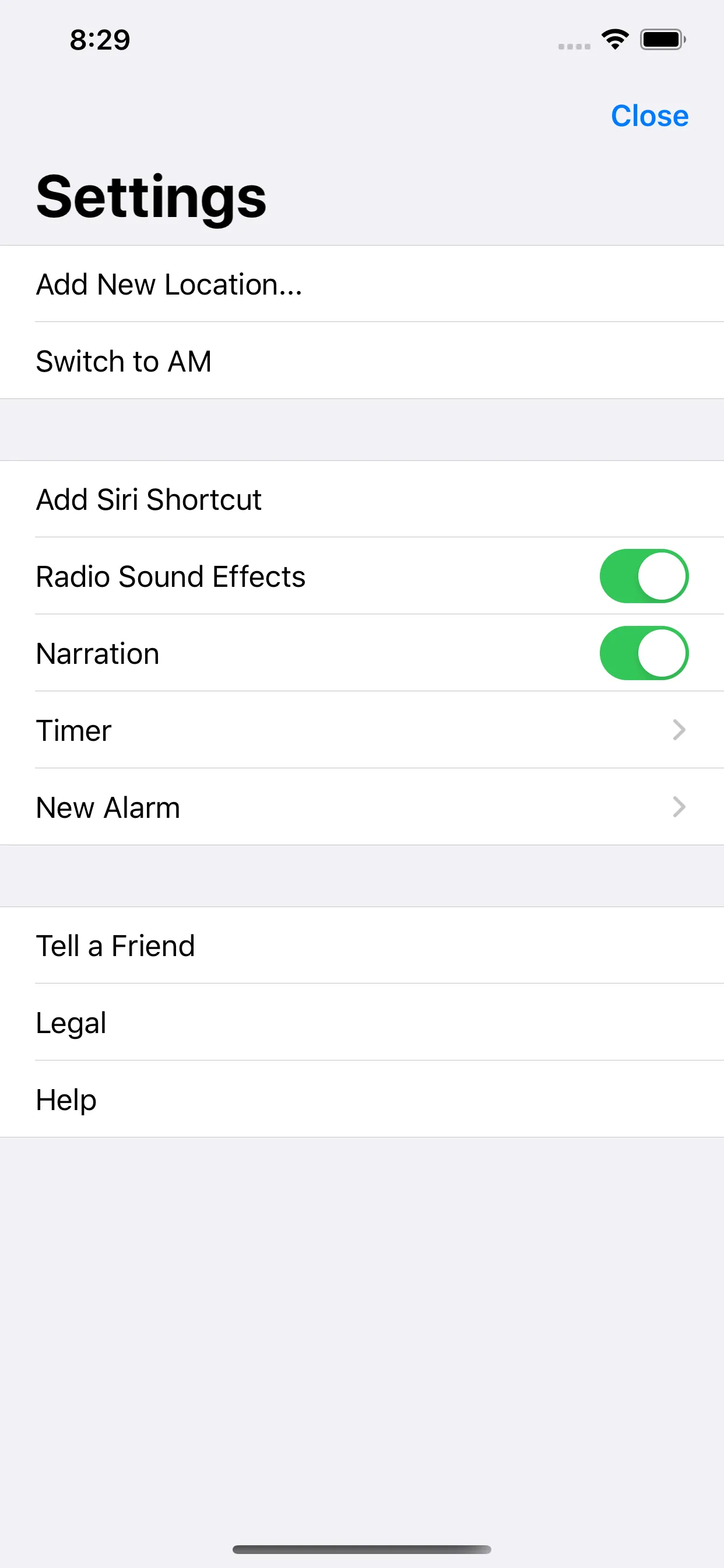 RadioApp - A Simple Radio App iphone screenshot 4