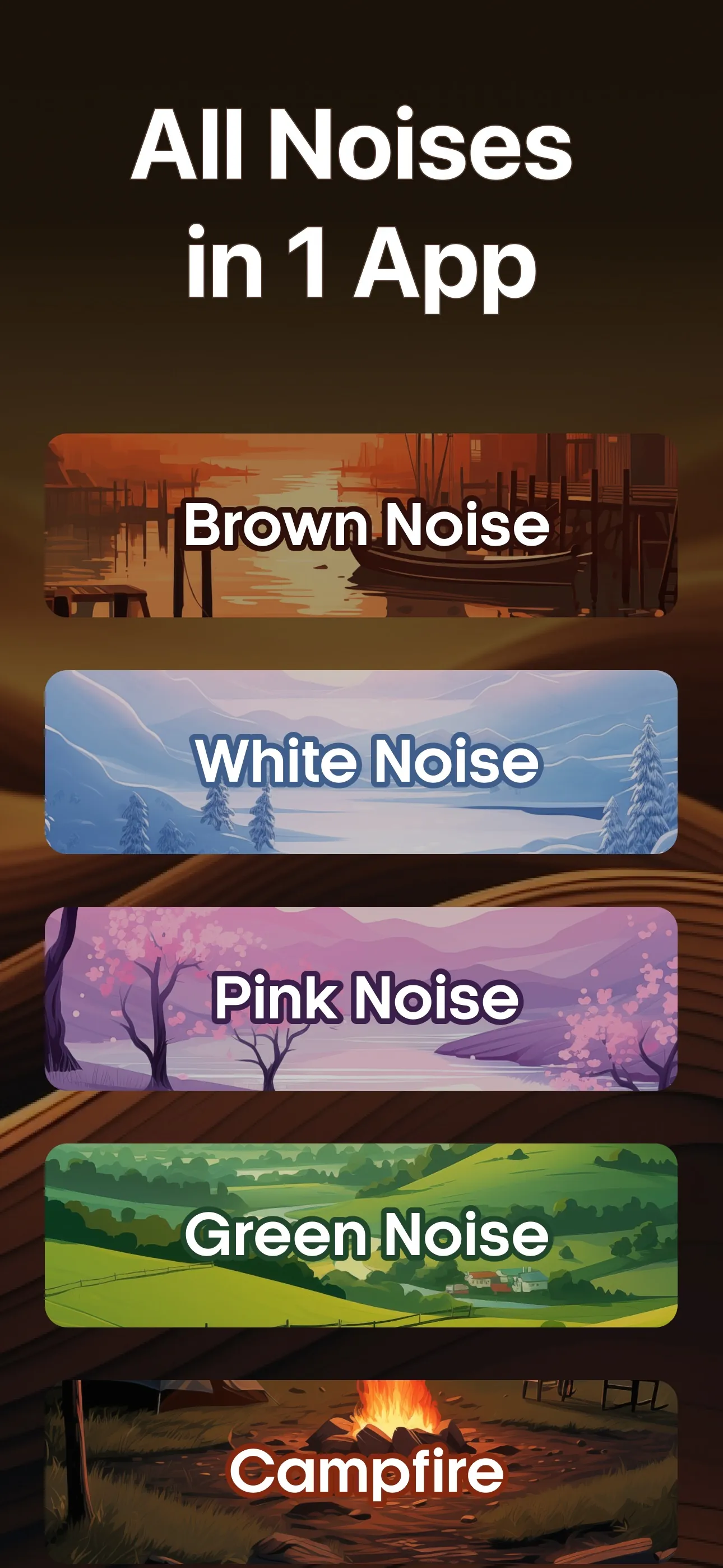 Brown Noise for Sleep iphone screenshot 3
