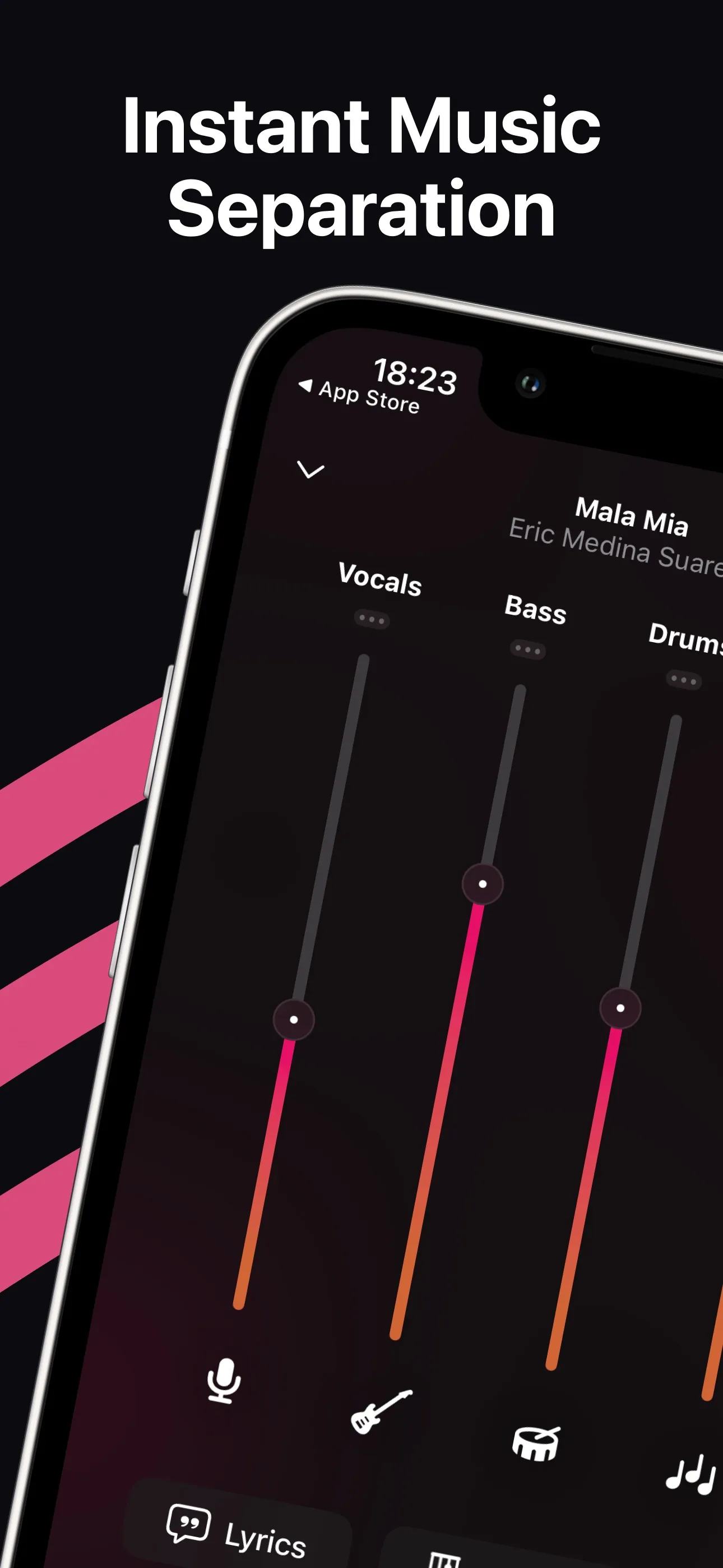 Stemz: remover vocal audio pro iphone screenshot 2