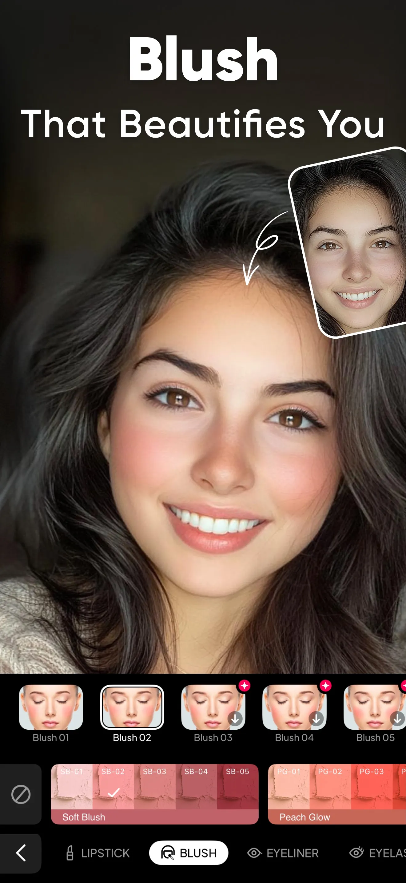 Beauty Editor : Face Retouch iphone screenshot 6