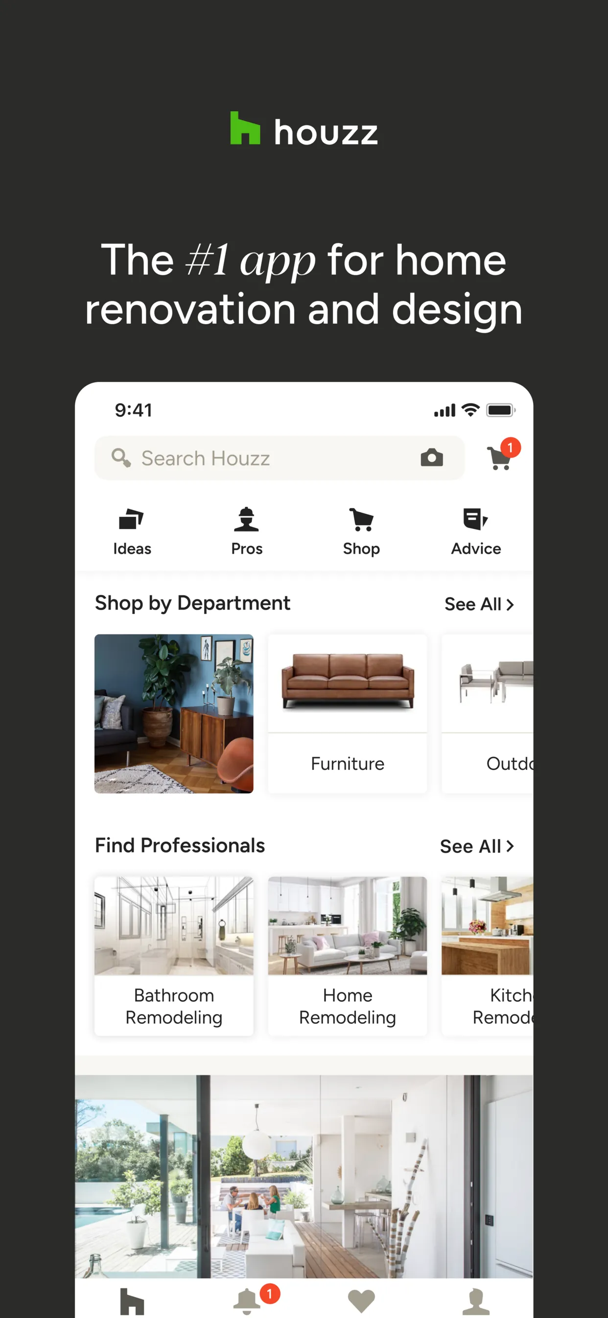 Houzz - Home Design & Remodel iphone screenshot 1