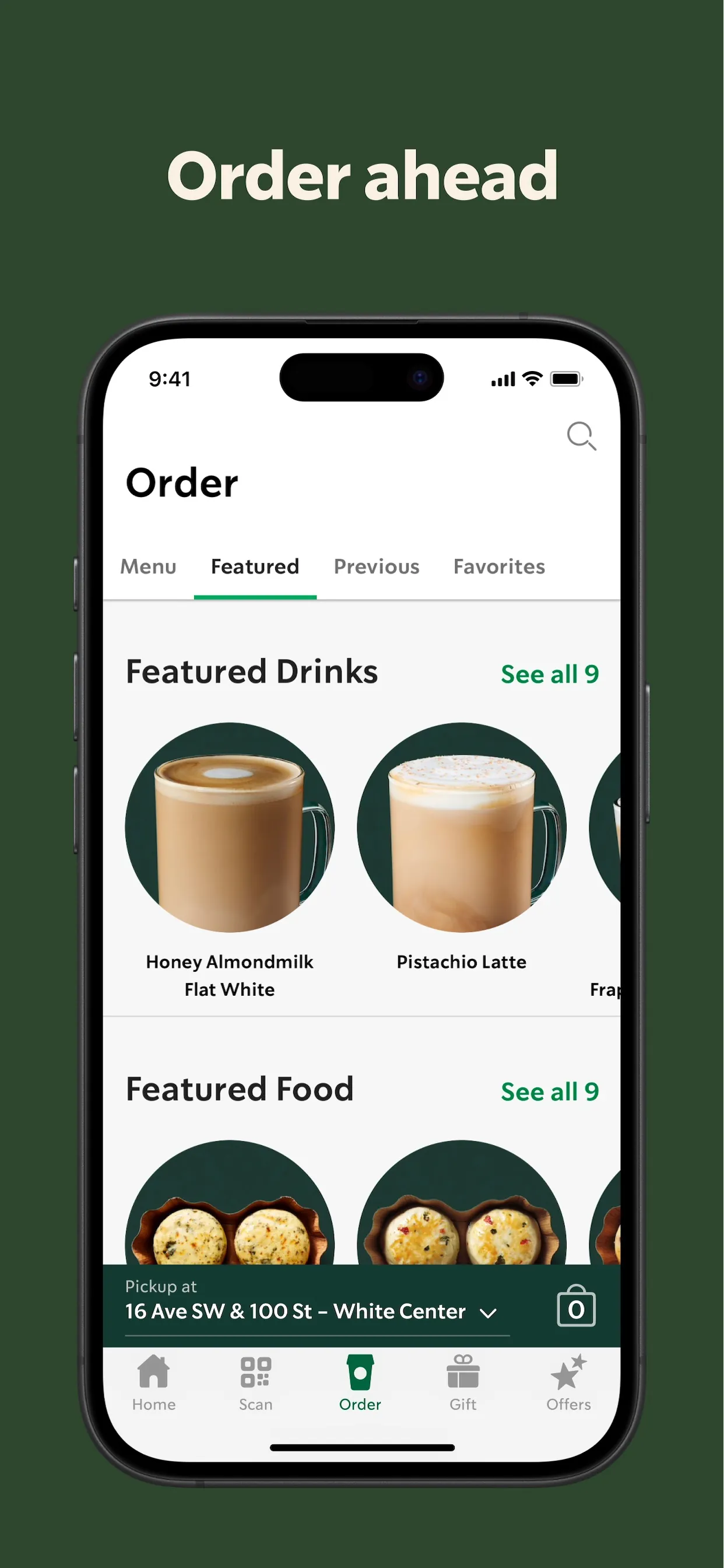Starbucks iphone screenshot 3