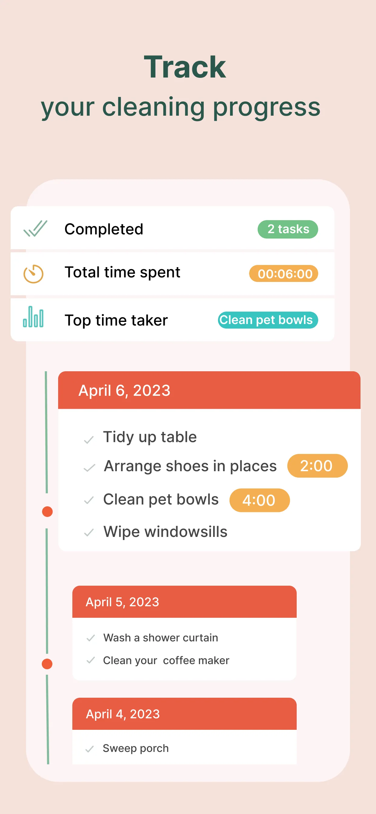 Tidy: House Cleaning Schedule iphone screenshot 4