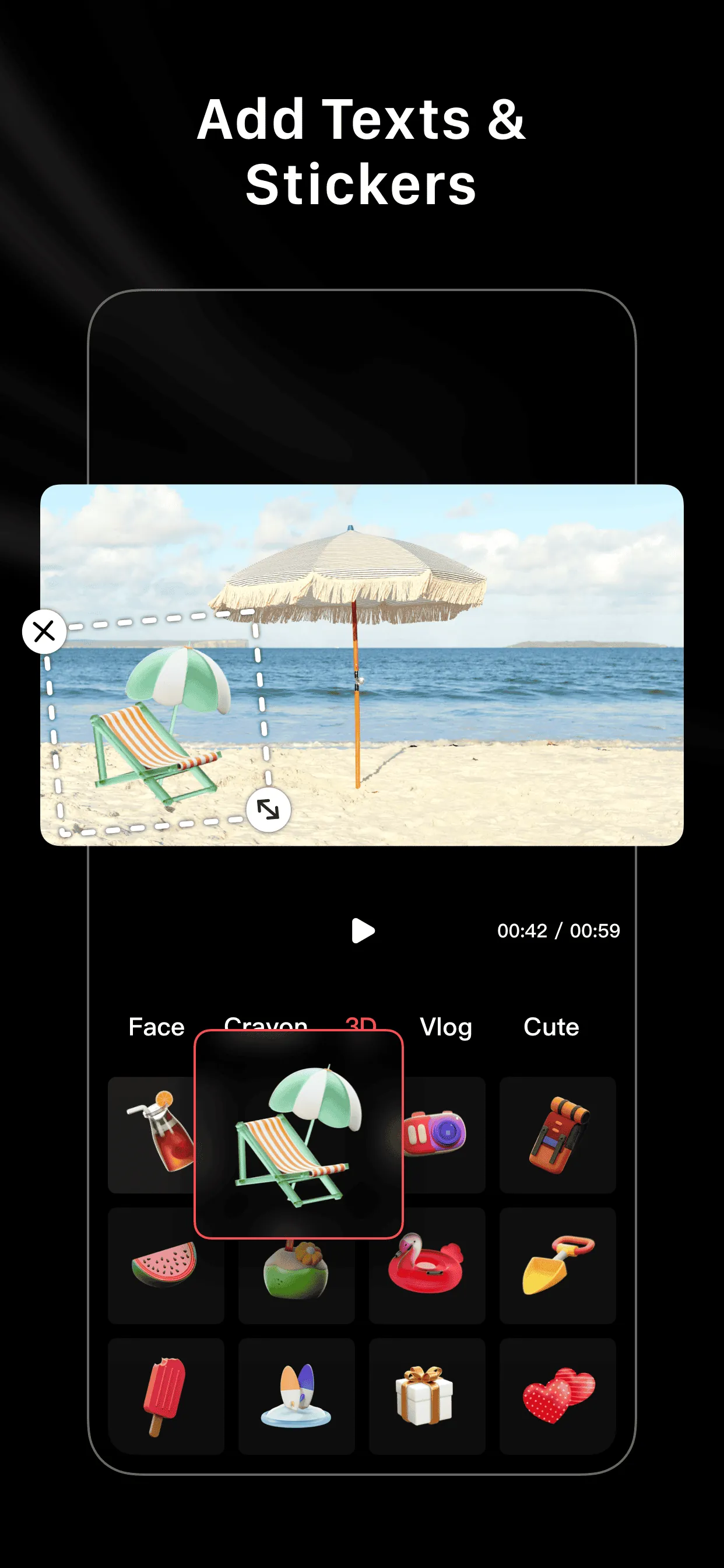 LightCut - AI Video Editor iphone screenshot 9
