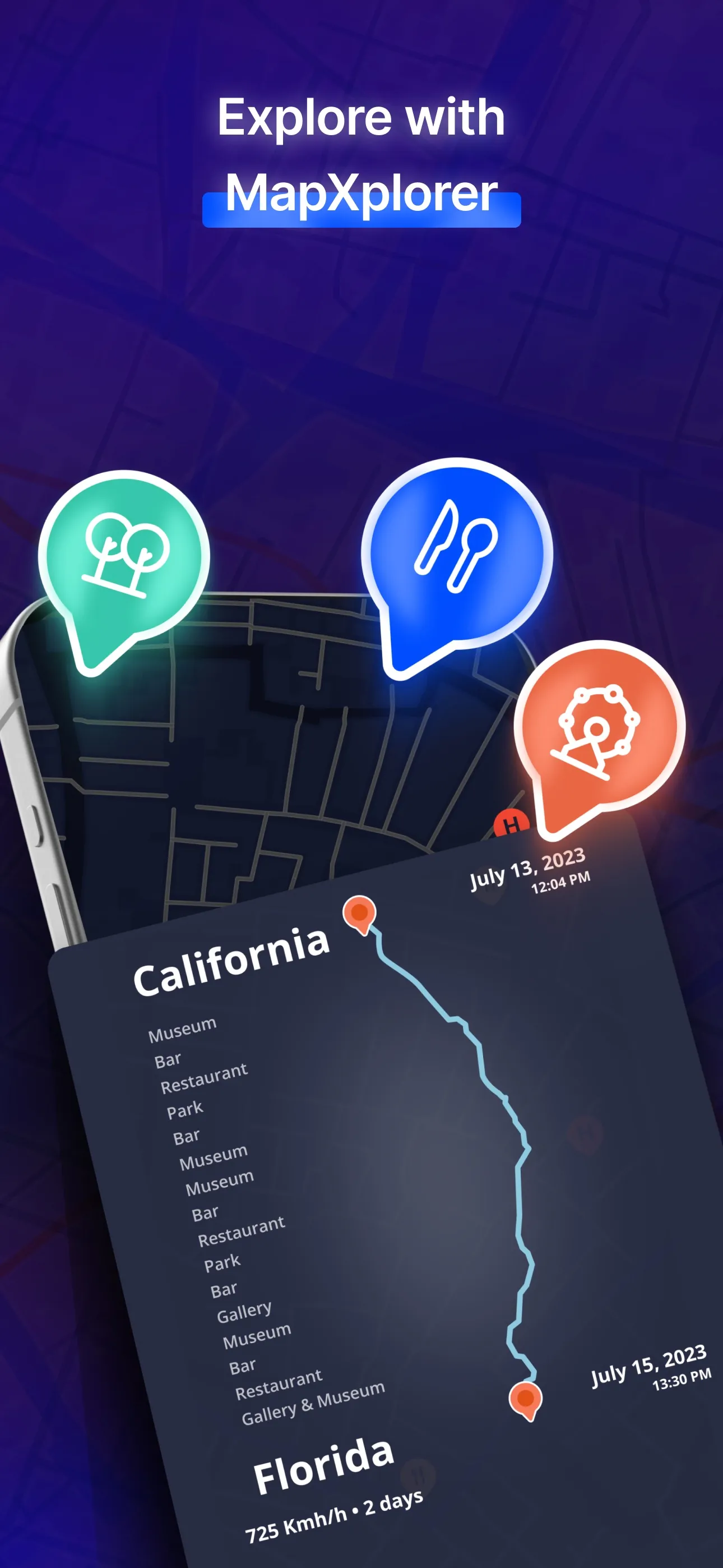 MapXplorer: Navigation, Radar iphone screenshot 6