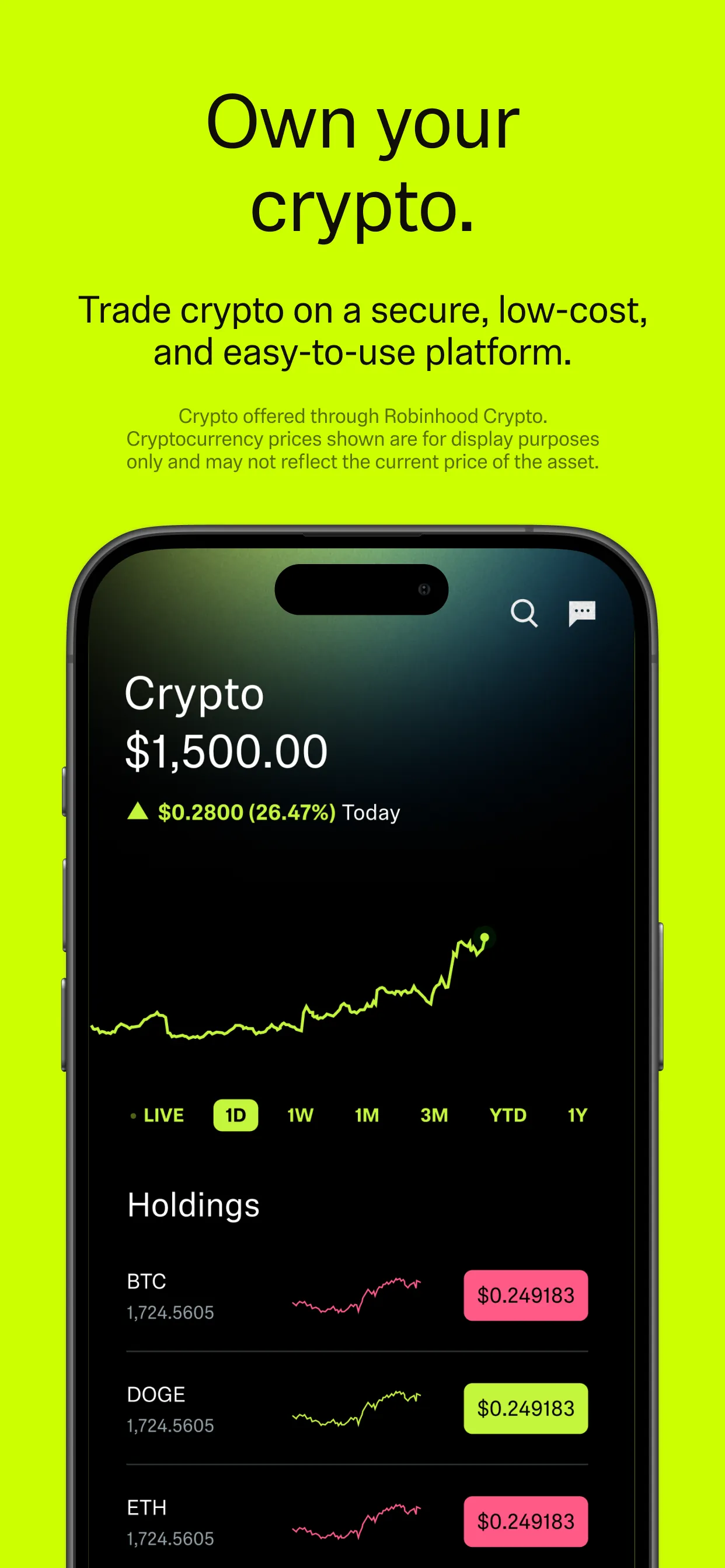 Robinhood - FinTech SuperApp iphone screenshot 1