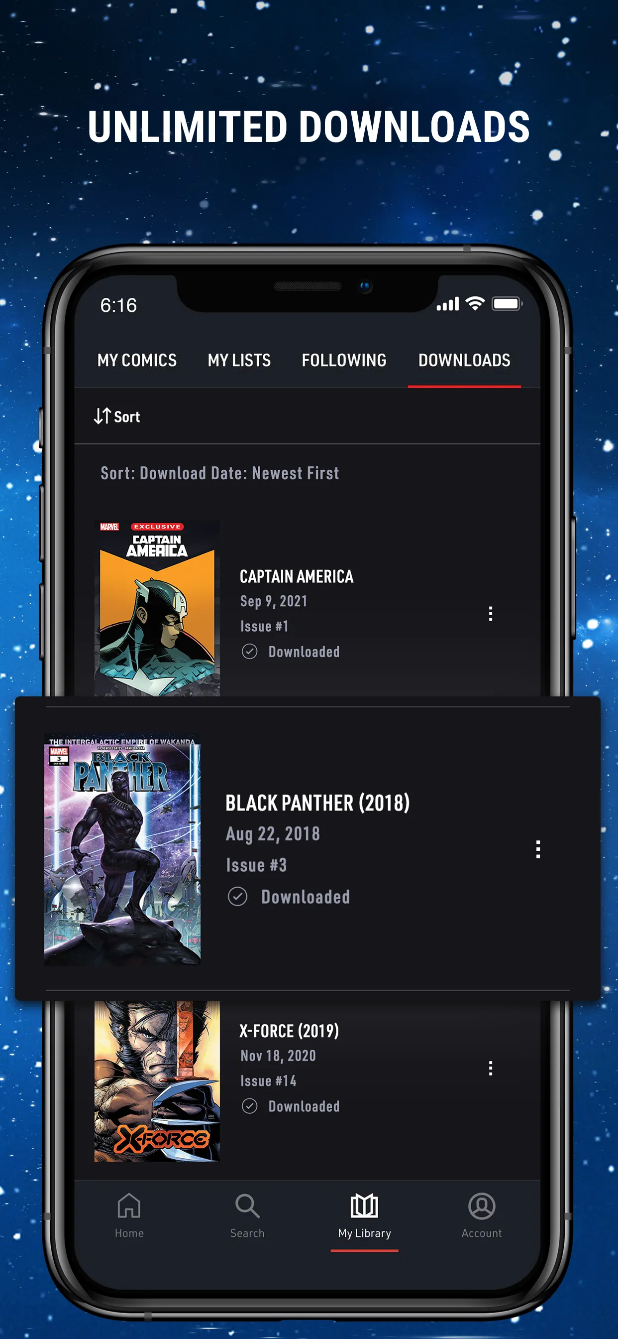 Marvel Unlimited iphone screenshot 5