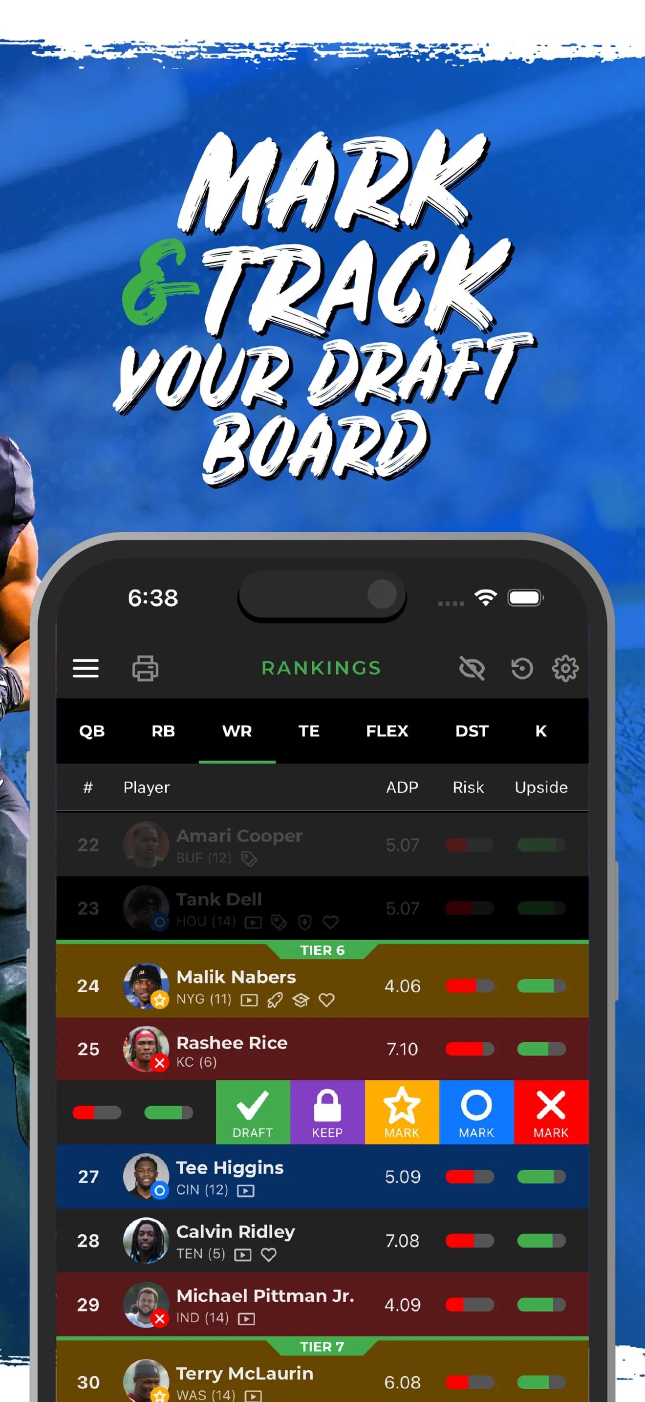 Fantasy Football Draft Kit UDK iphone screenshot 7