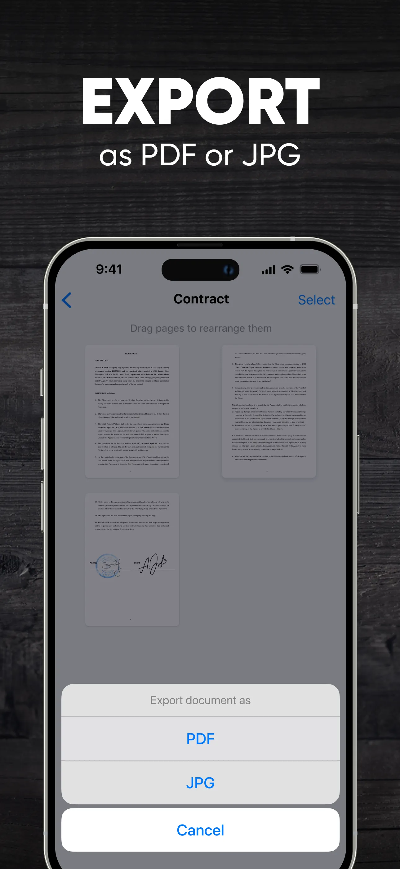 Scanner App. JPG, Photo to PDF iphone screenshot 4