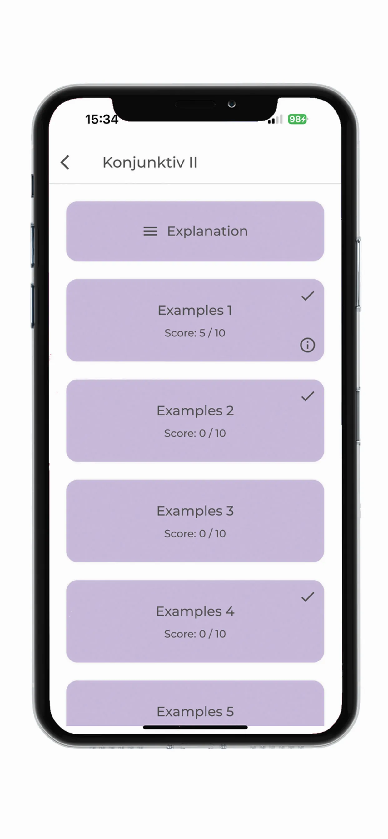 Learn German Grammar iphone screenshot 2