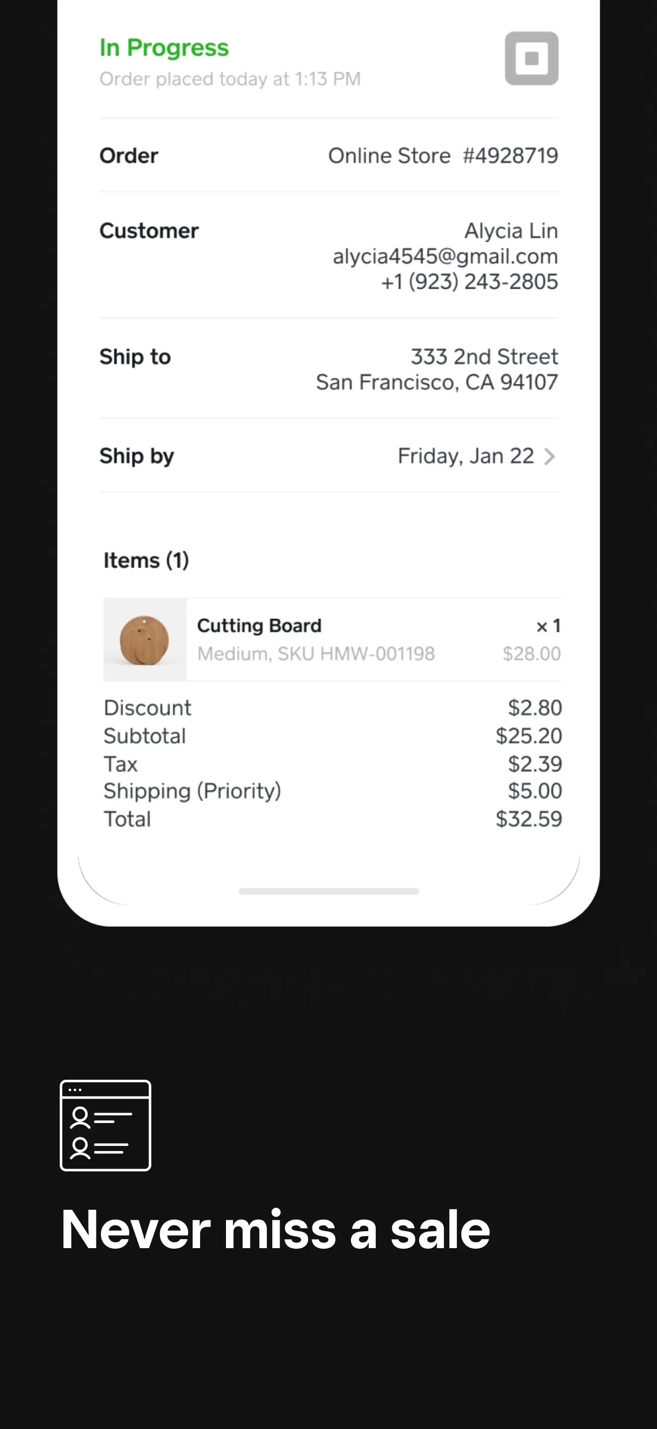 Square: Retail Point of Sale iphone screenshot 7