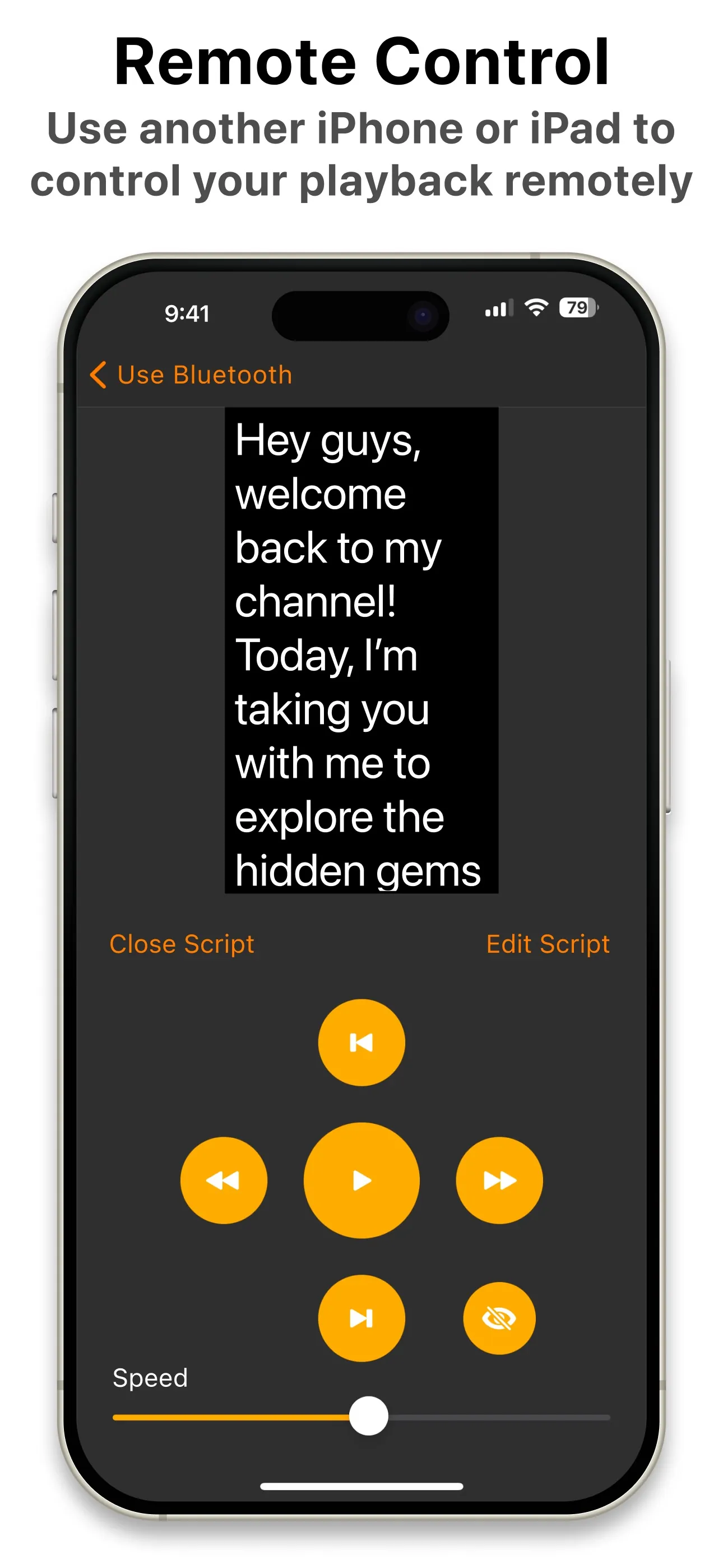 Teleprompter.com iphone screenshot 5