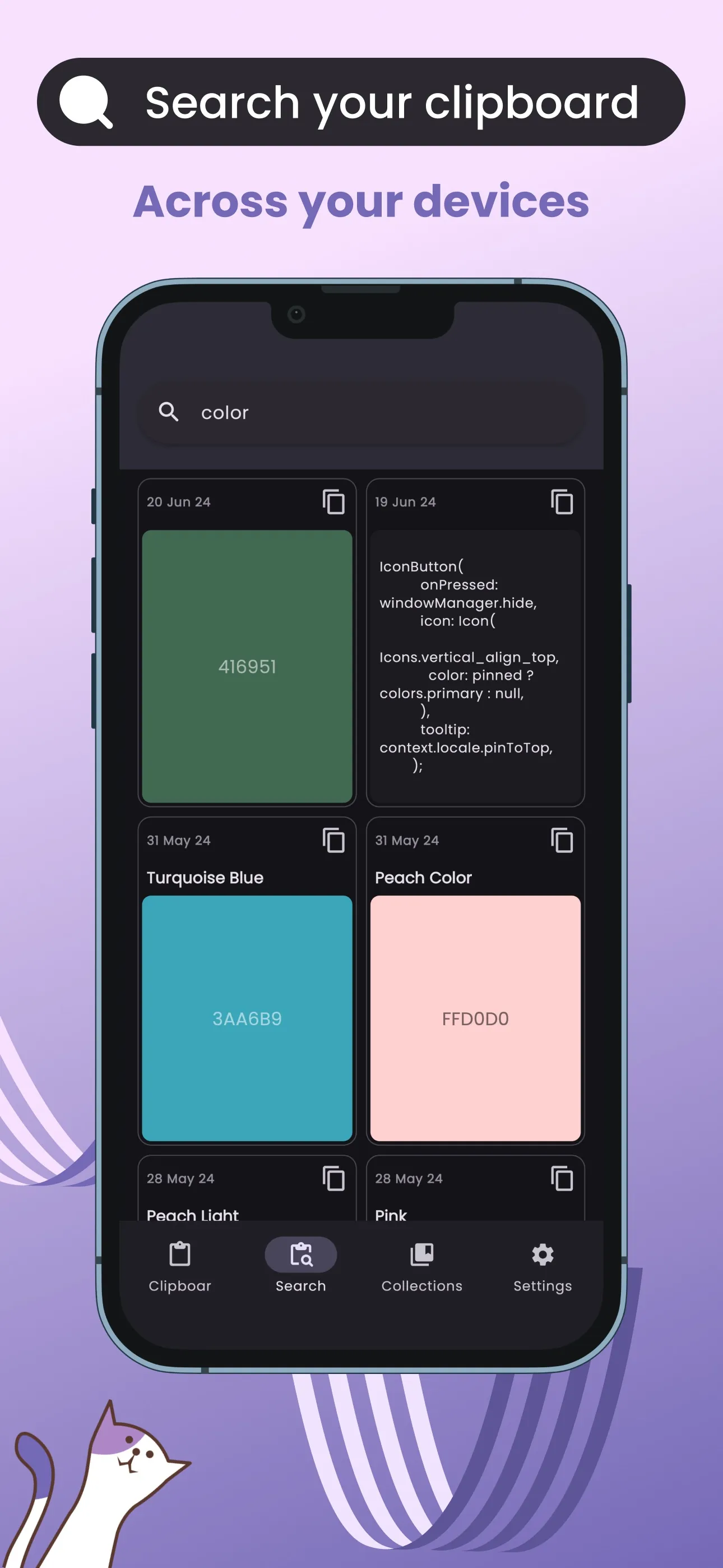 CopyCat Clipboard iphone screenshot 3
