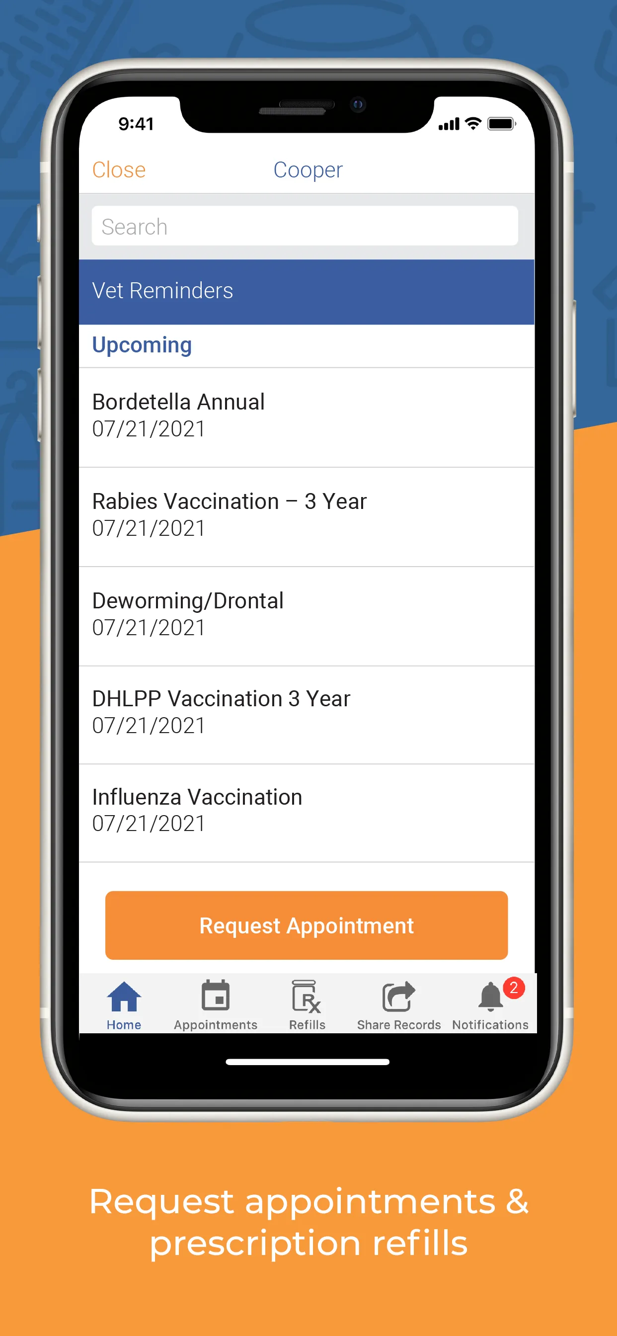 VitusVet Pet Medical Records iphone screenshot 5