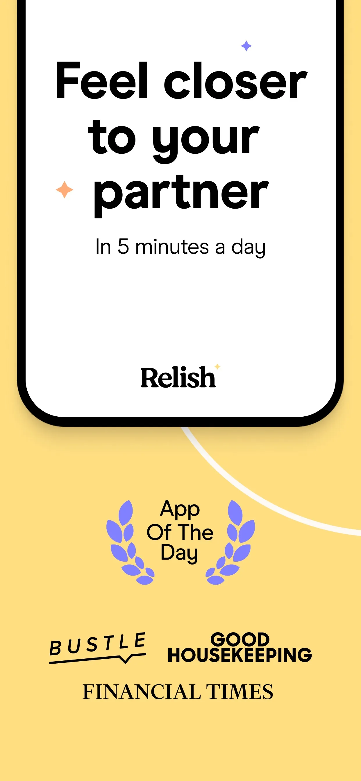 Relish: Relationship & Couples iphone screenshot 1