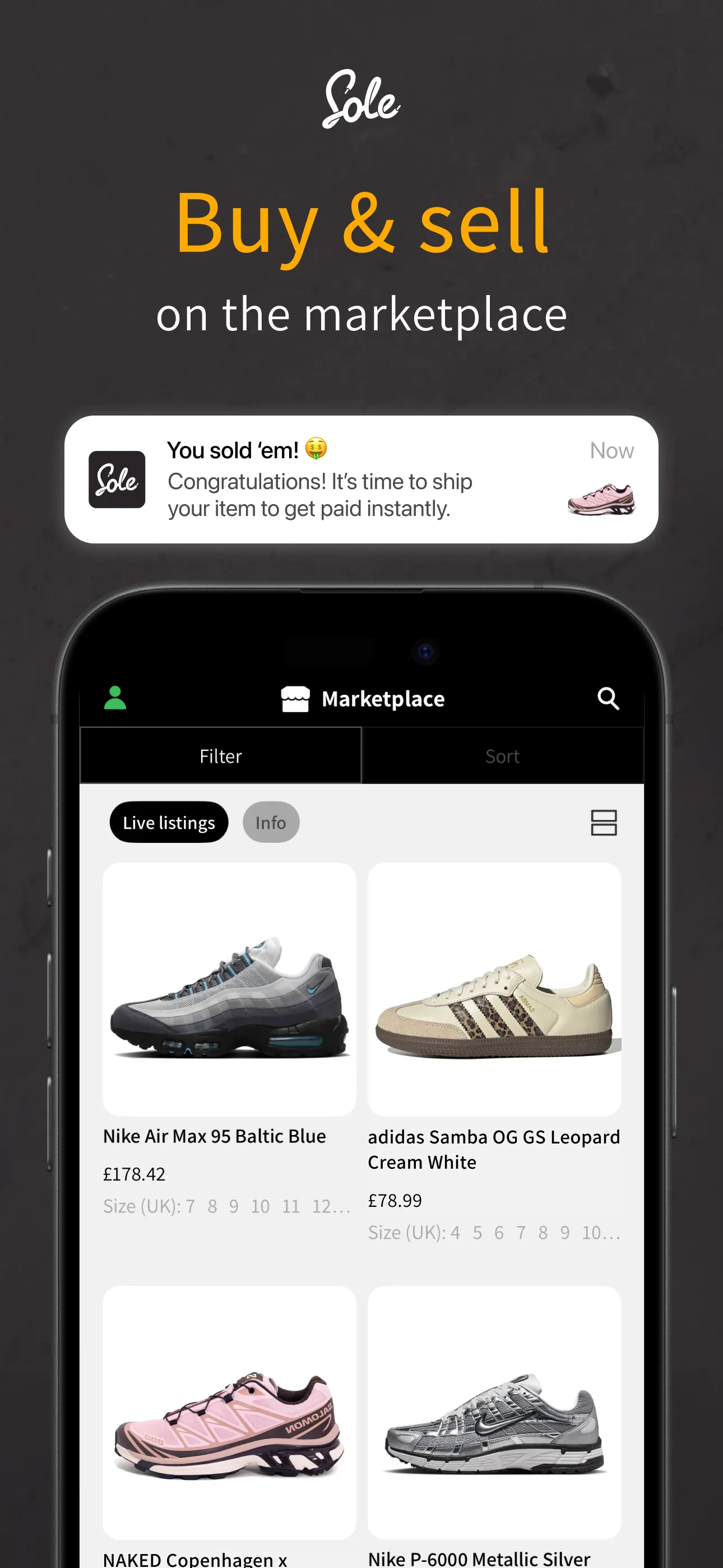 Sole Supplier - Shop Sneakers iphone screenshot 4