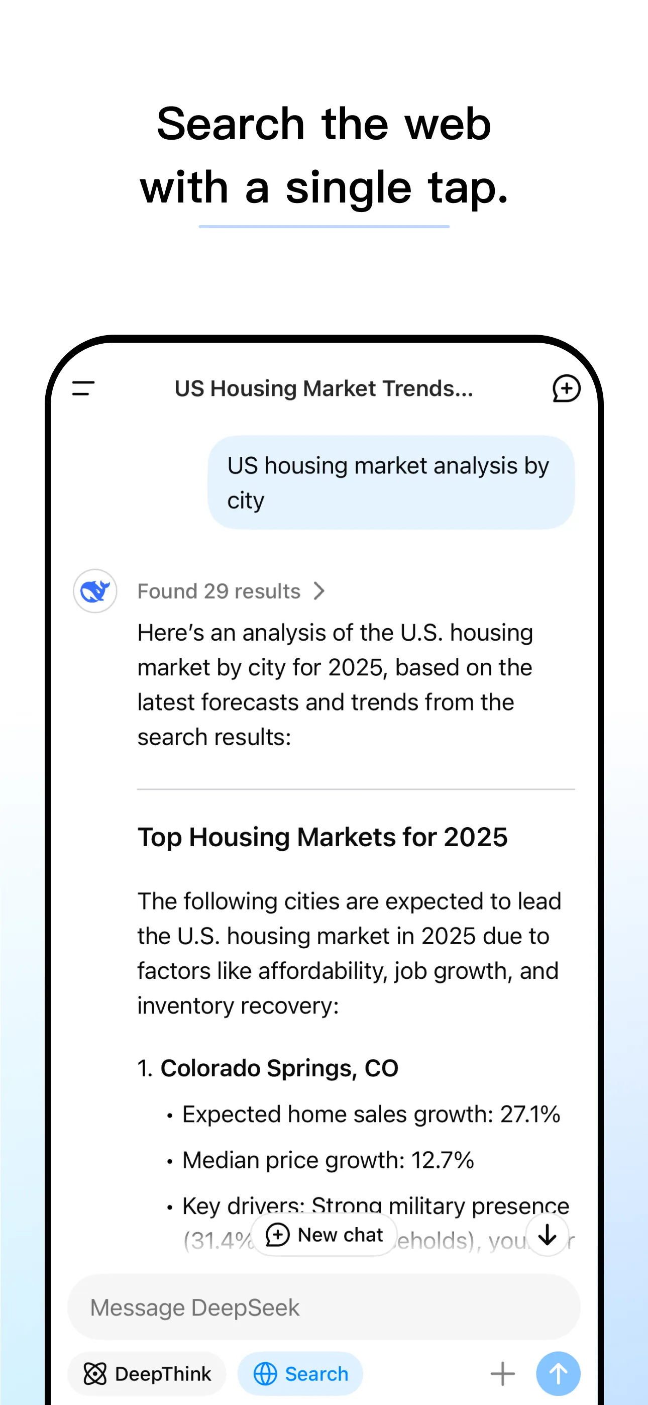 DeepSeek - AI Assistant iphone screenshot 3