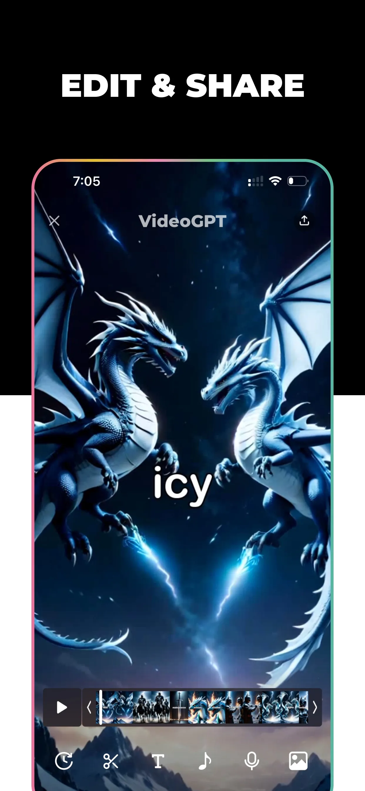 VideoGPT - AI Video Generator iphone screenshot 9