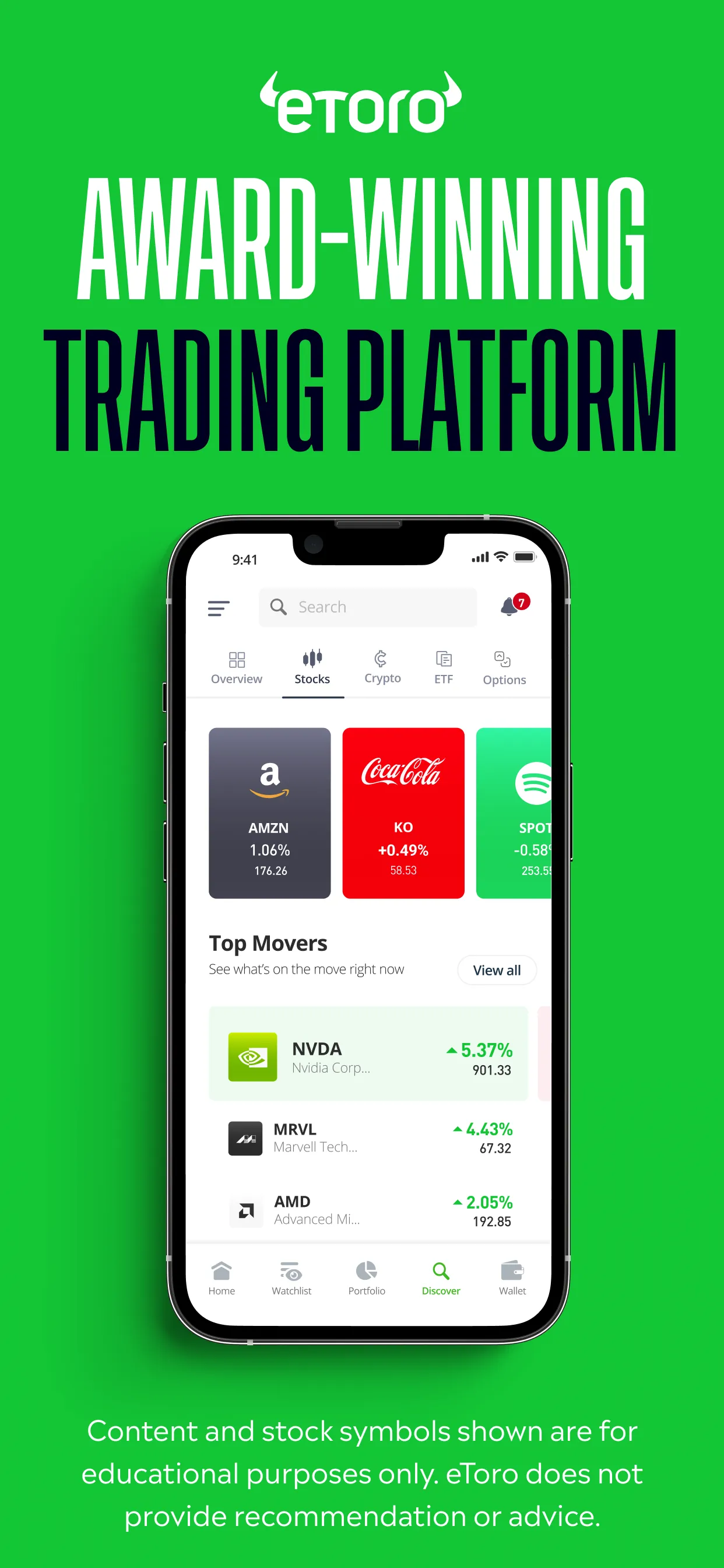 eToro: Investing made social iphone screenshot 1