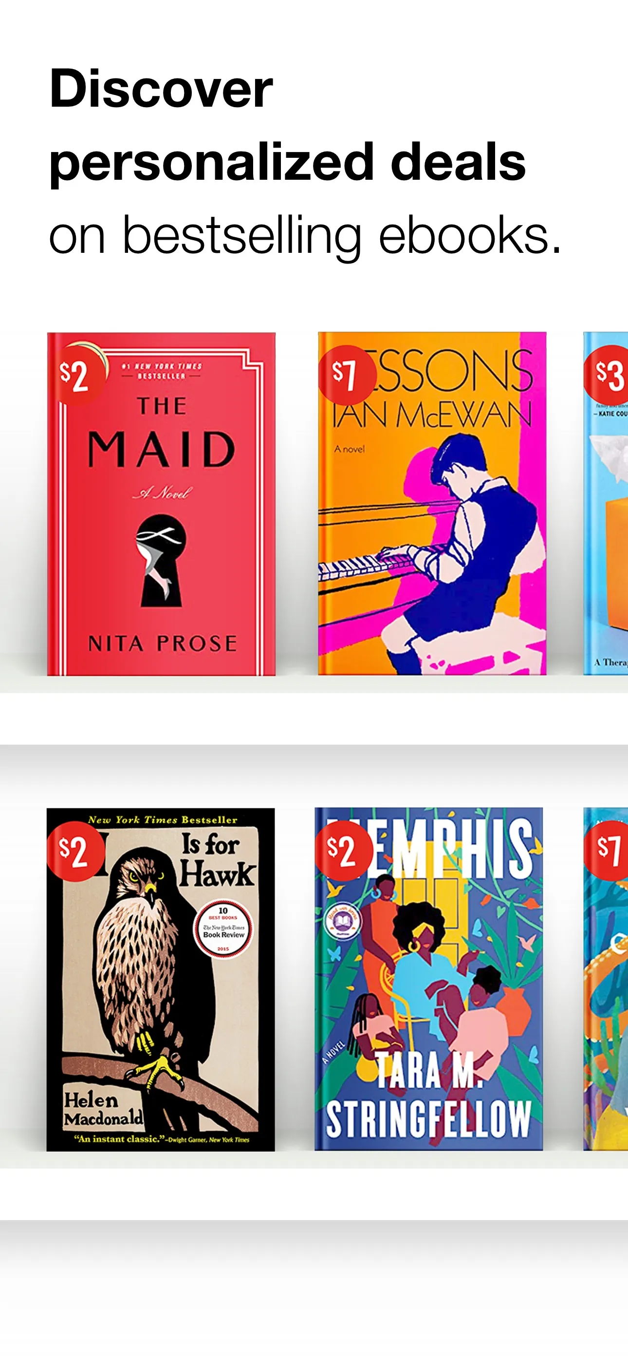 BookBub iphone screenshot 1
