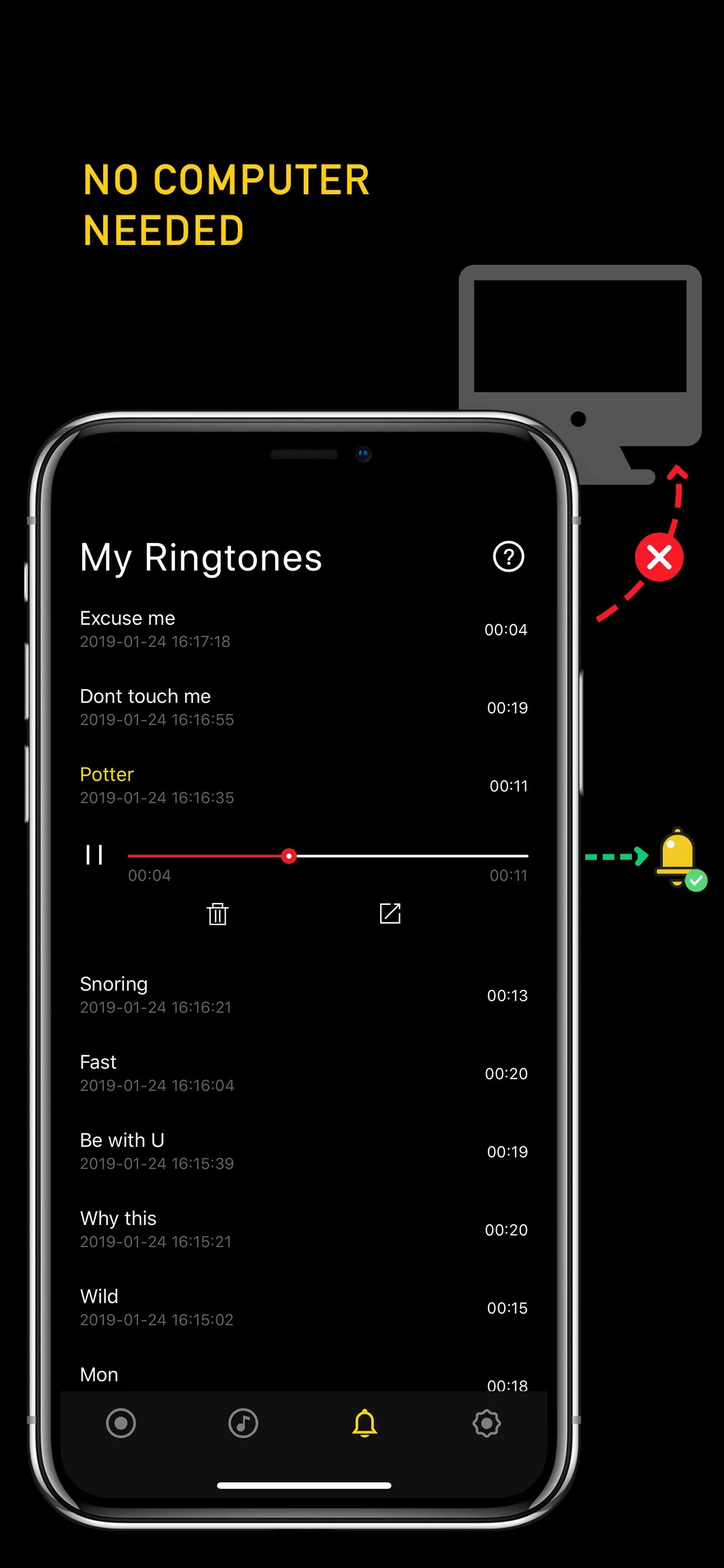 Ringtone Maker + iphone screenshot 5