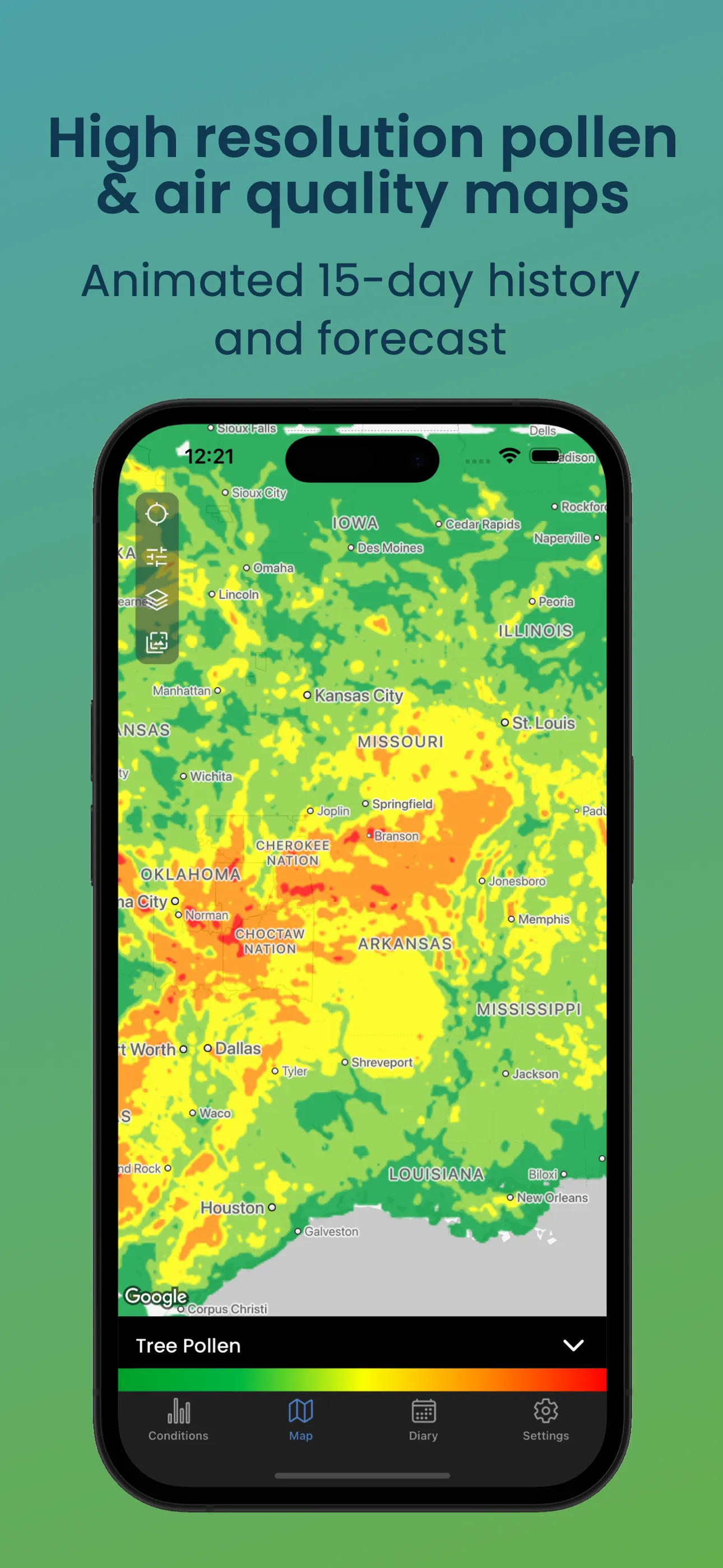 AirScope: Pollen & Air Quality iphone screenshot 3