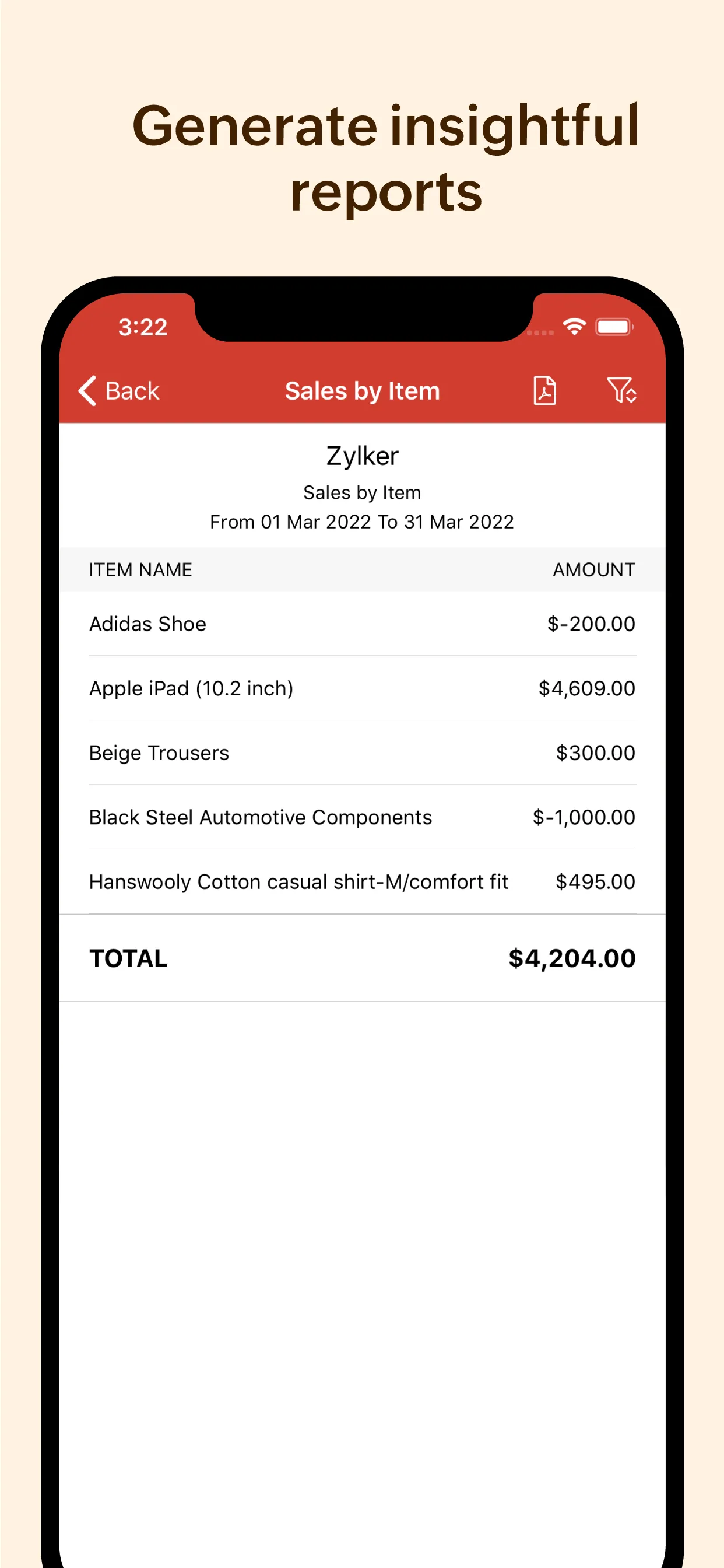Zoho Inventory Management App iphone screenshot 8