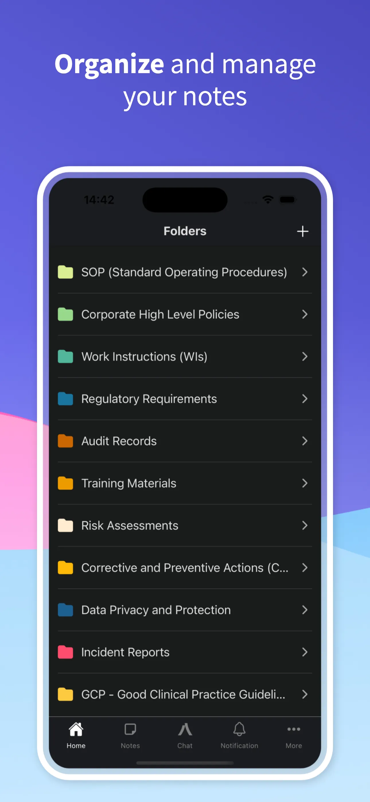 Appoka: Notes, Documents, AI iphone screenshot 1