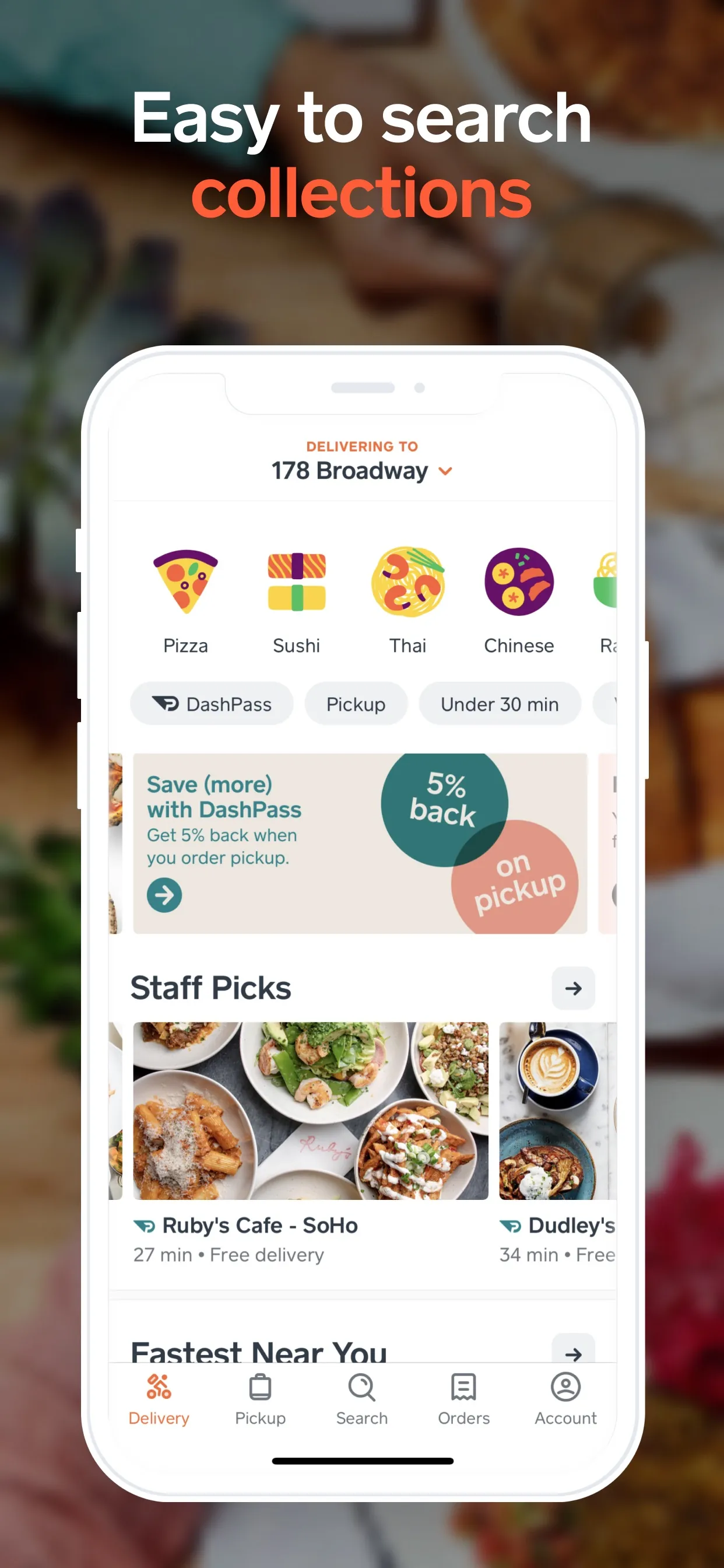 Caviar - Order Food Delivery iphone screenshot 2
