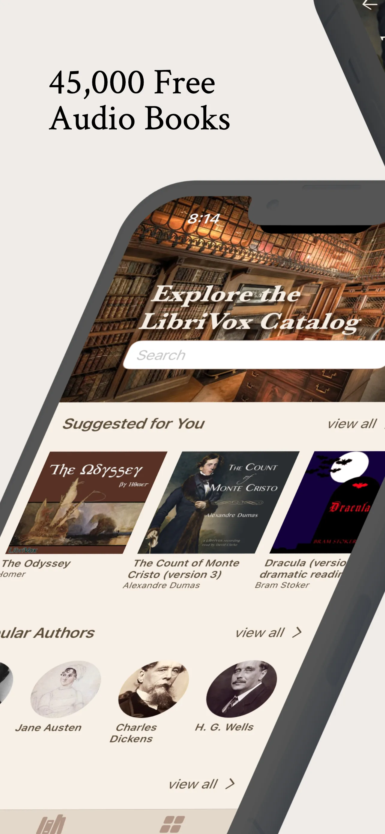 LibriVox Audiobooks iphone screenshot 1
