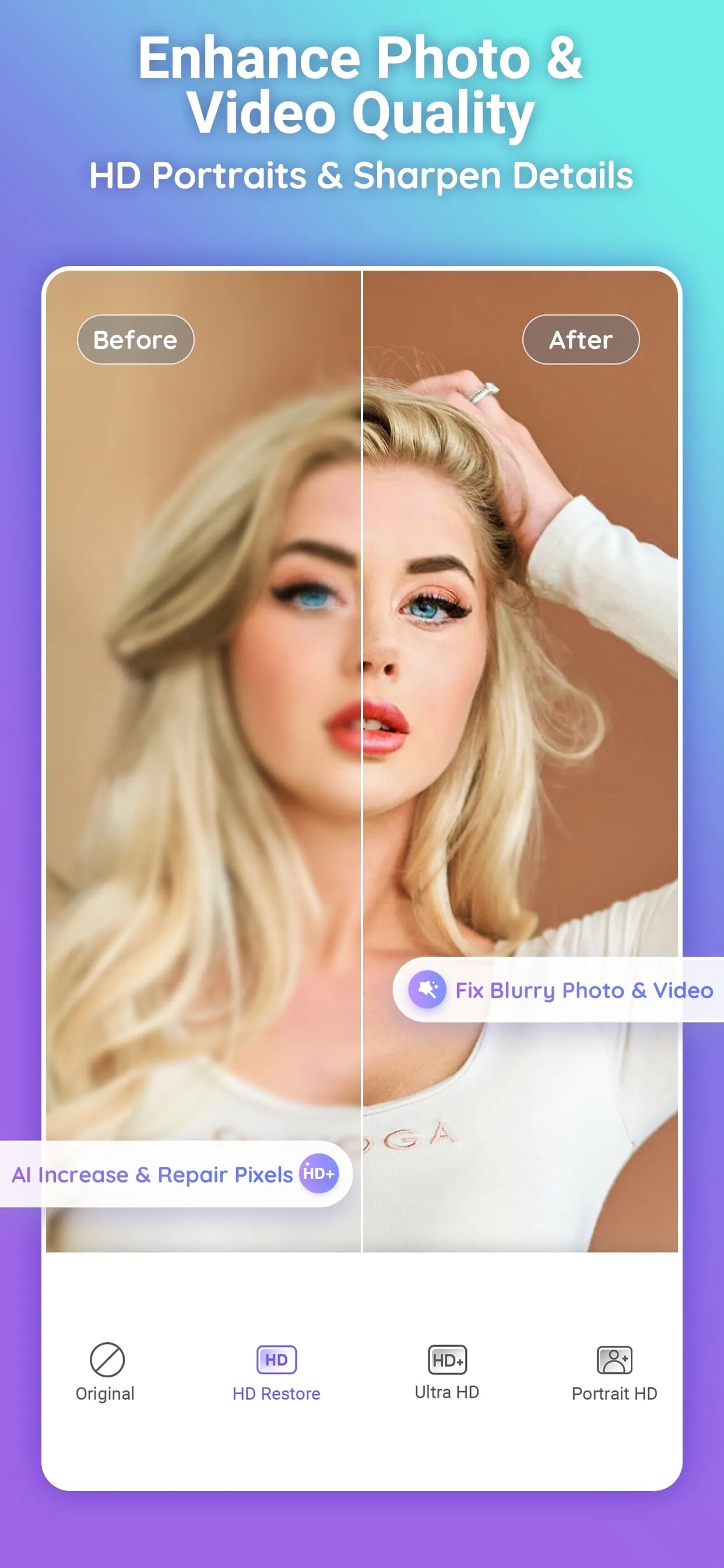 PrettyUp- AI Body Editor Video iphone screenshot 4