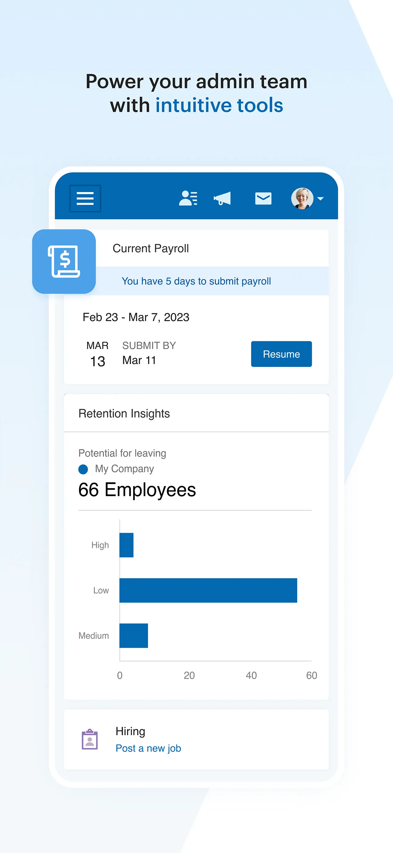 Paychex Flex iphone screenshot 3